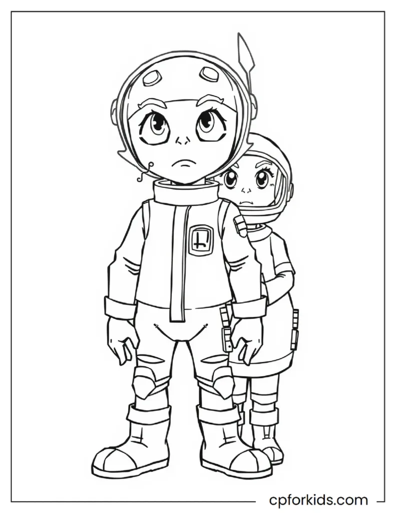 Among Us Coloring Pages 5 A collection of Among Us and crewmate coloring pages in one file.