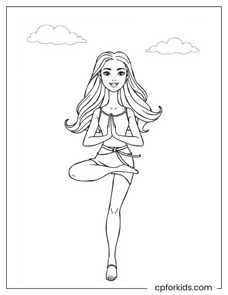 Barbie Doll Doing Yoga For Meditation