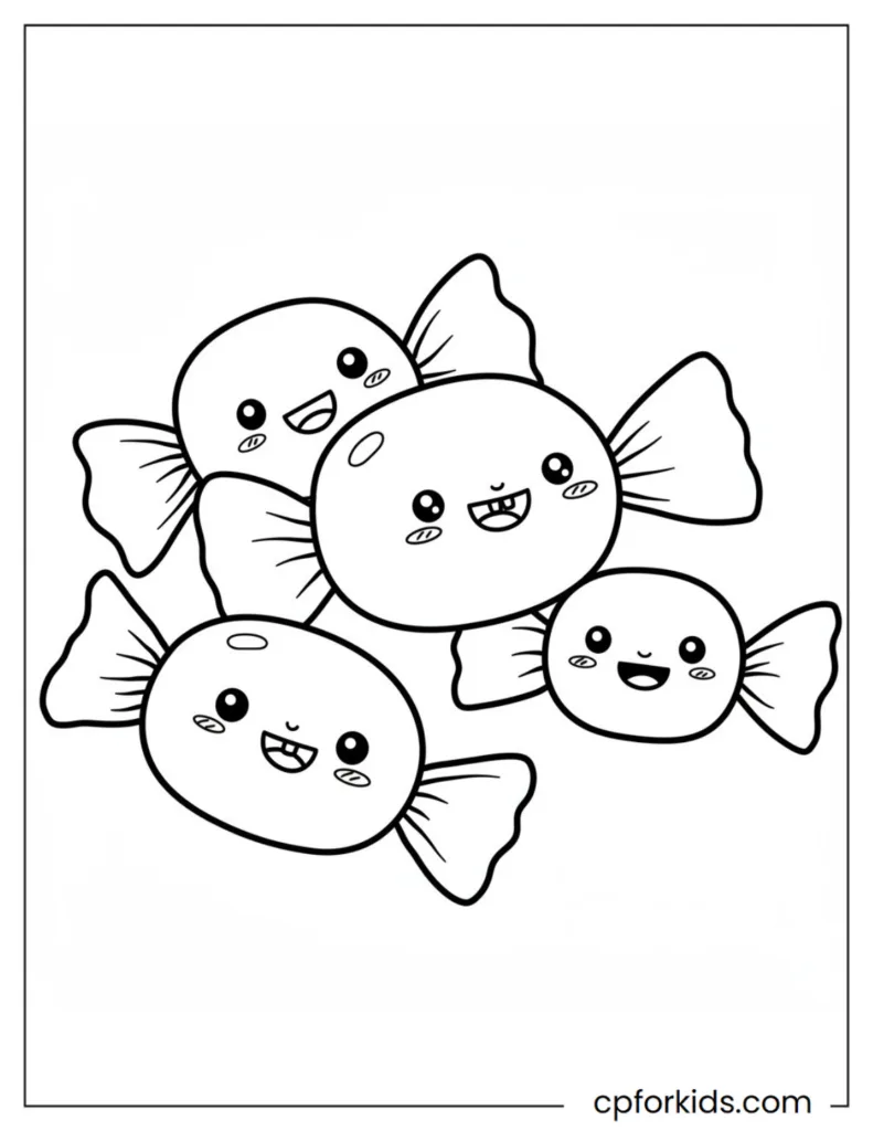 Free Printable Candy Coloring Pages