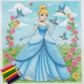 Cinderella coloring pages for kids featured image