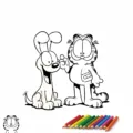 new generation free printable garfield coloring pages