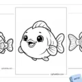 A new generation of free printable fish coloring pages collection for kids.
