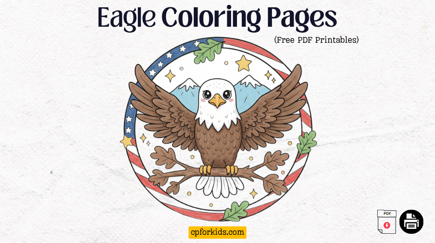 Bald Eagle Coloring Pages