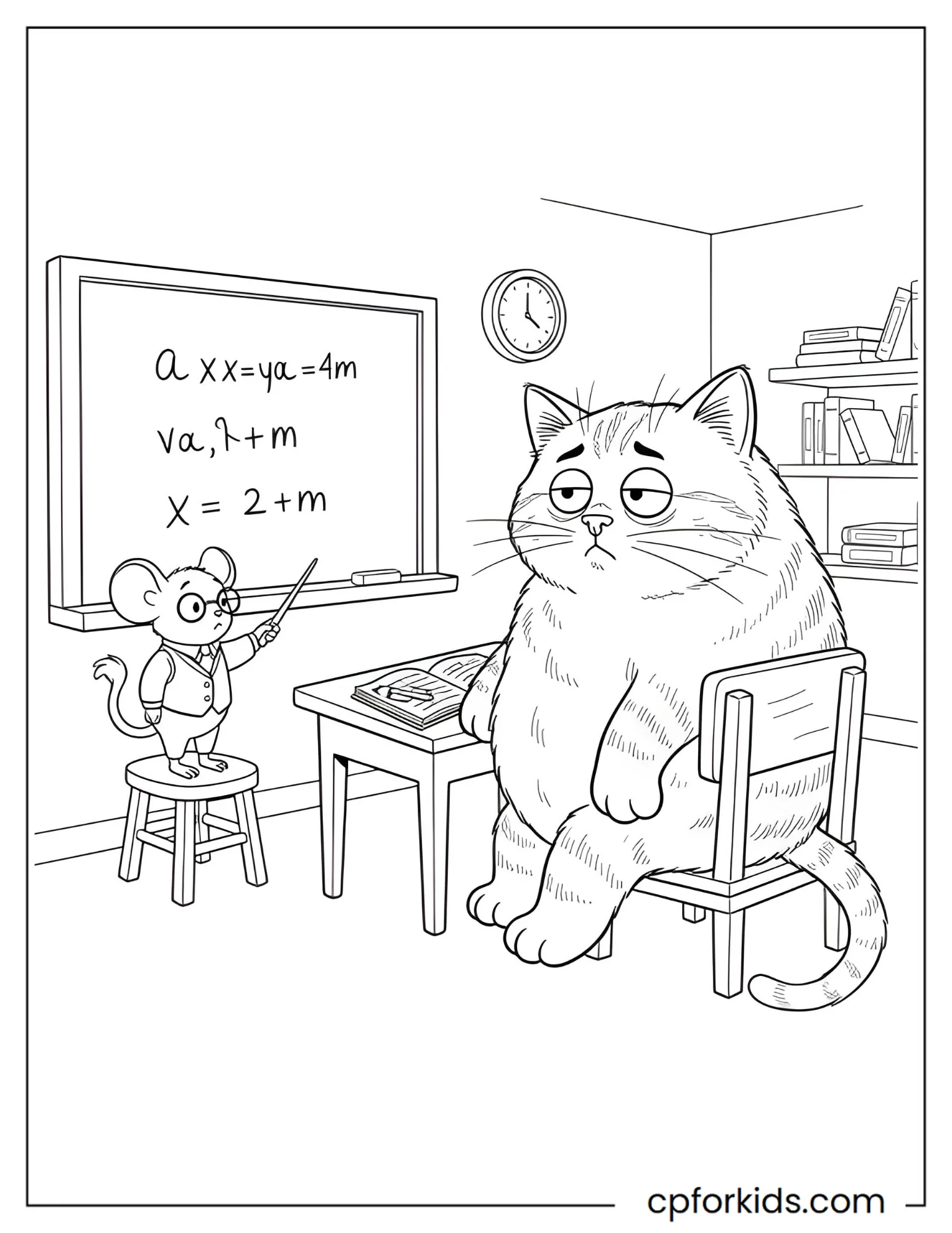 Mouse Teacher and Cat Student