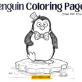 Featured image showing a collection of 40 free printable penguin coloring pages, including cute baby penguins, realistic emperor penguins, and fun Christmas designs.
