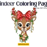 Reindeer Coloring Pages