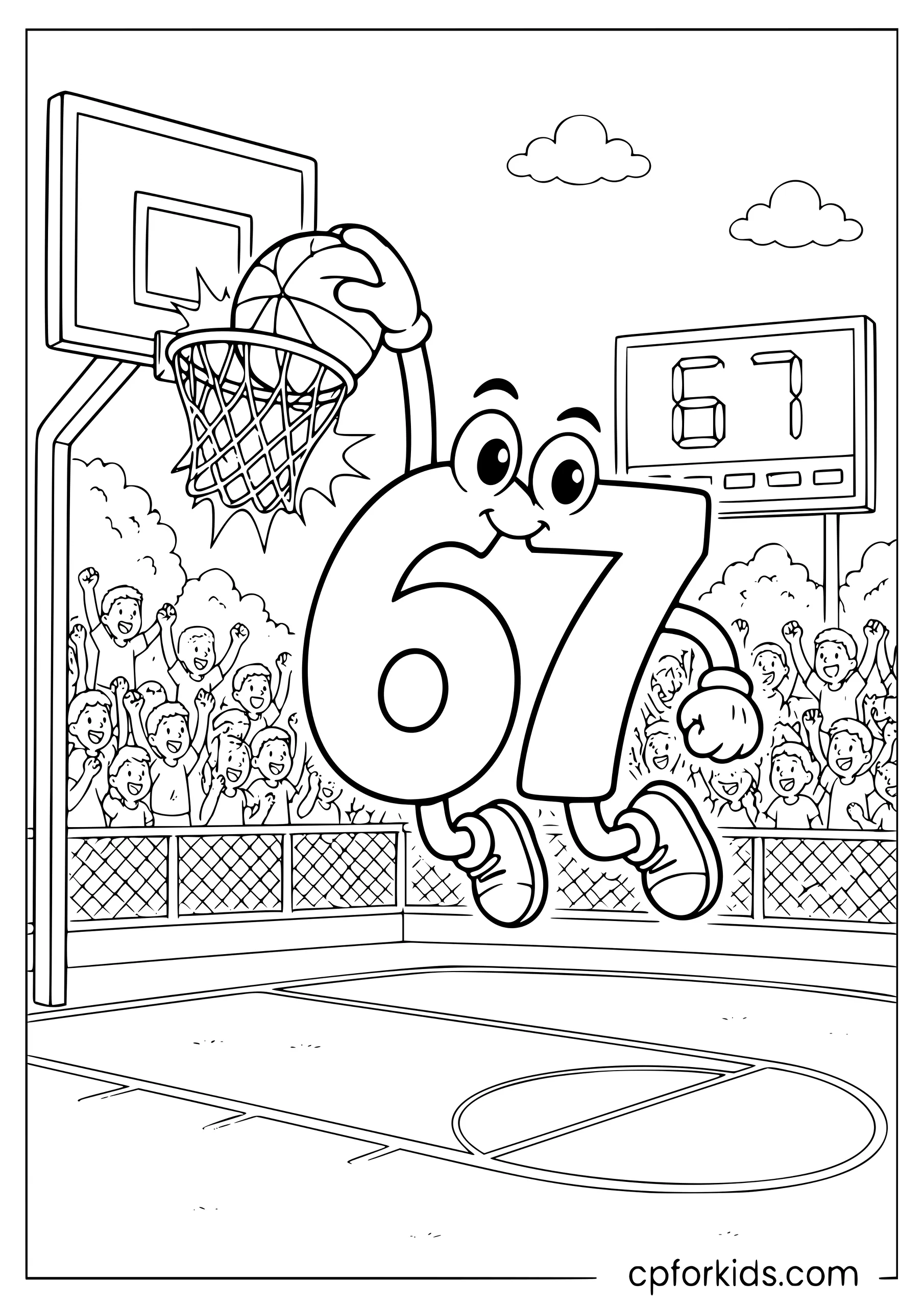 67 Goes for the Dunk