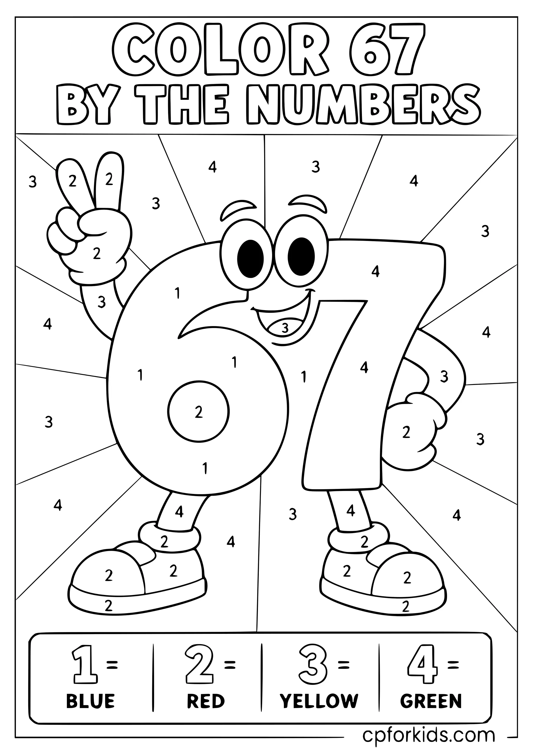 Color 67 by the Numbers