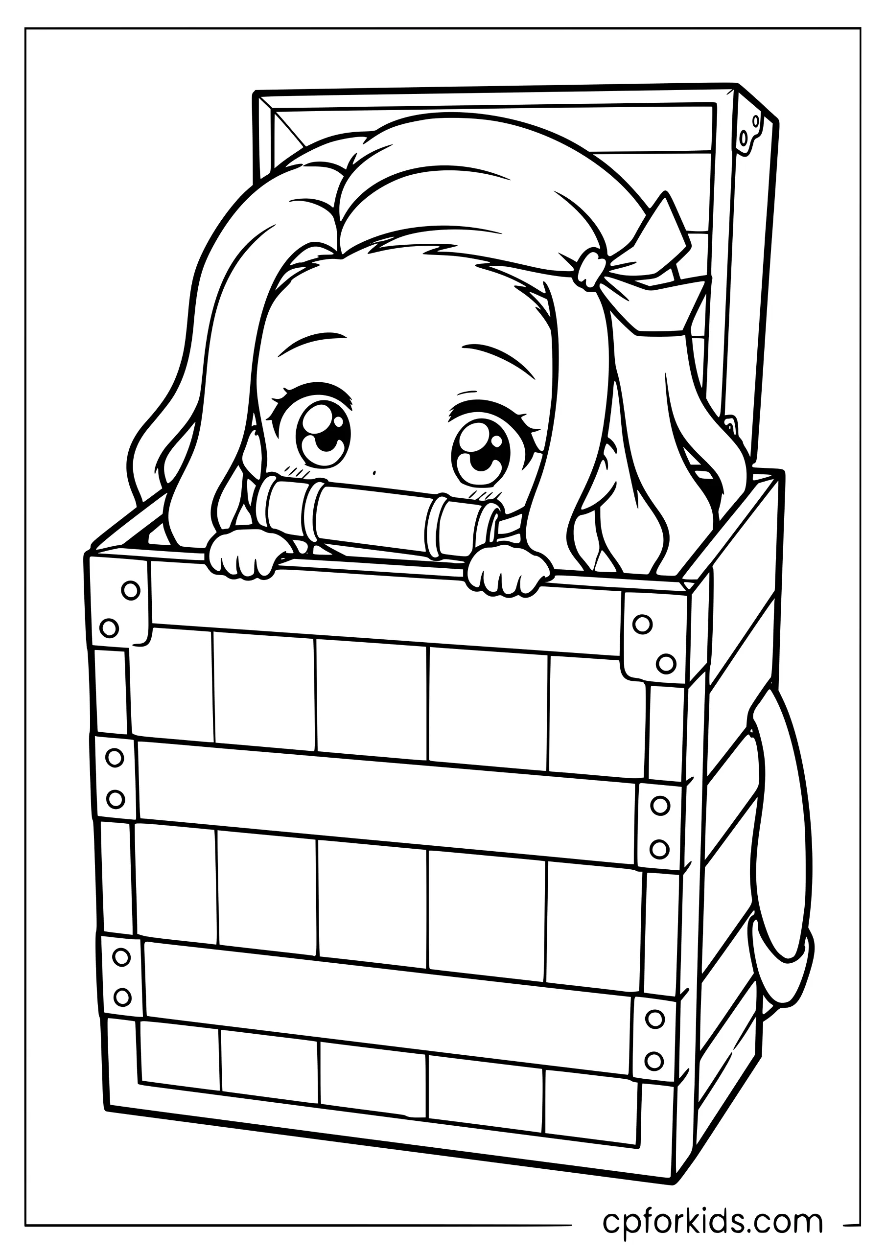Chibi Nezuko in the Box