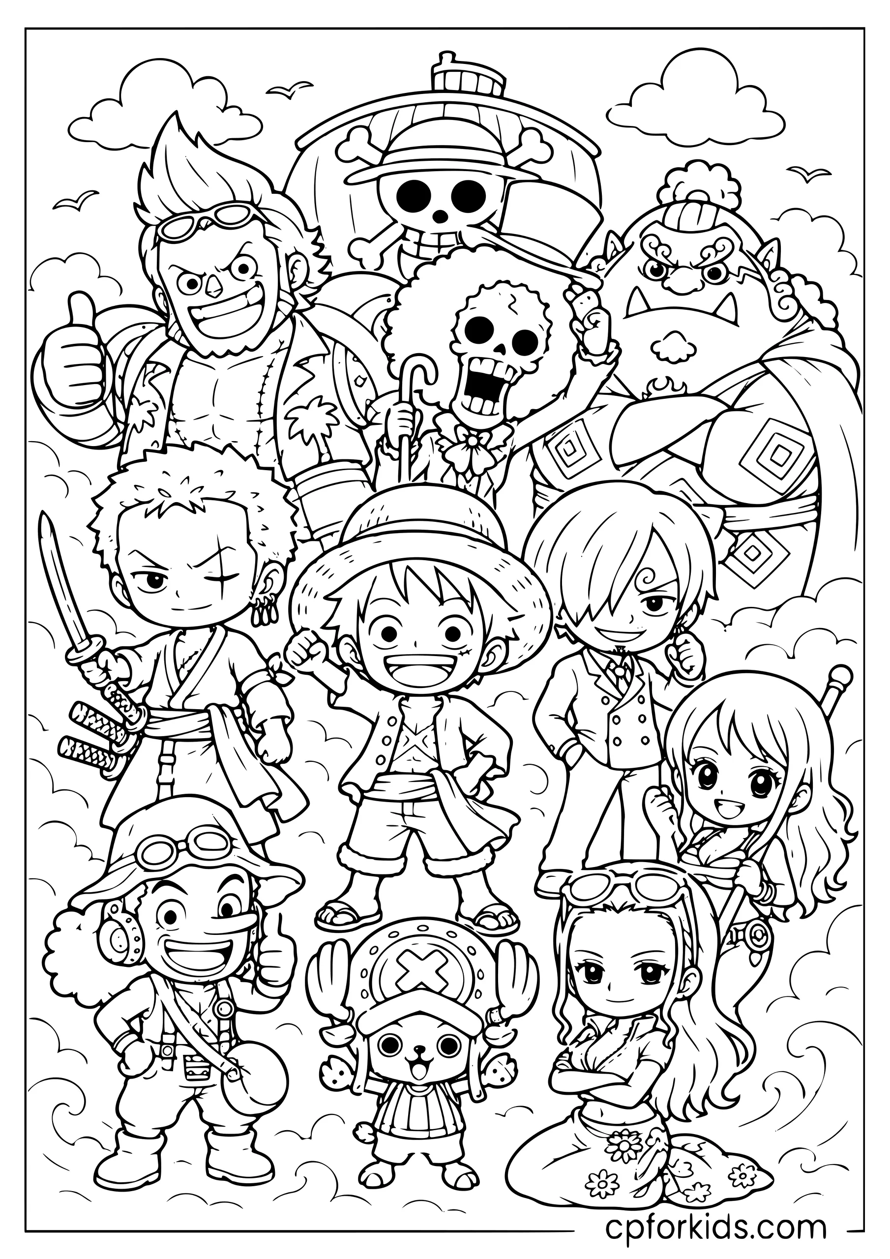 Chibi Straw Hat Crew