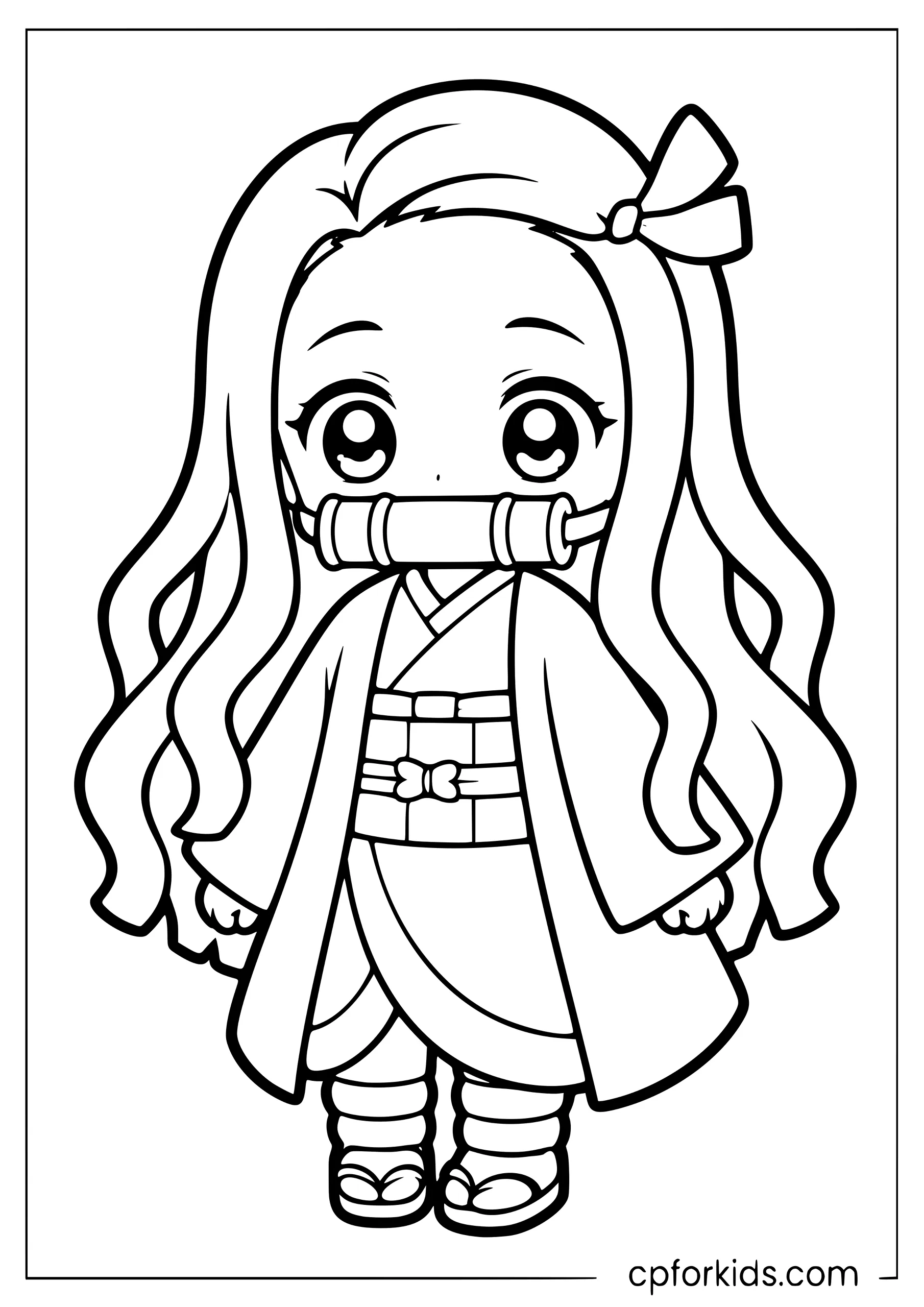 Easy Nezuko — For Kids