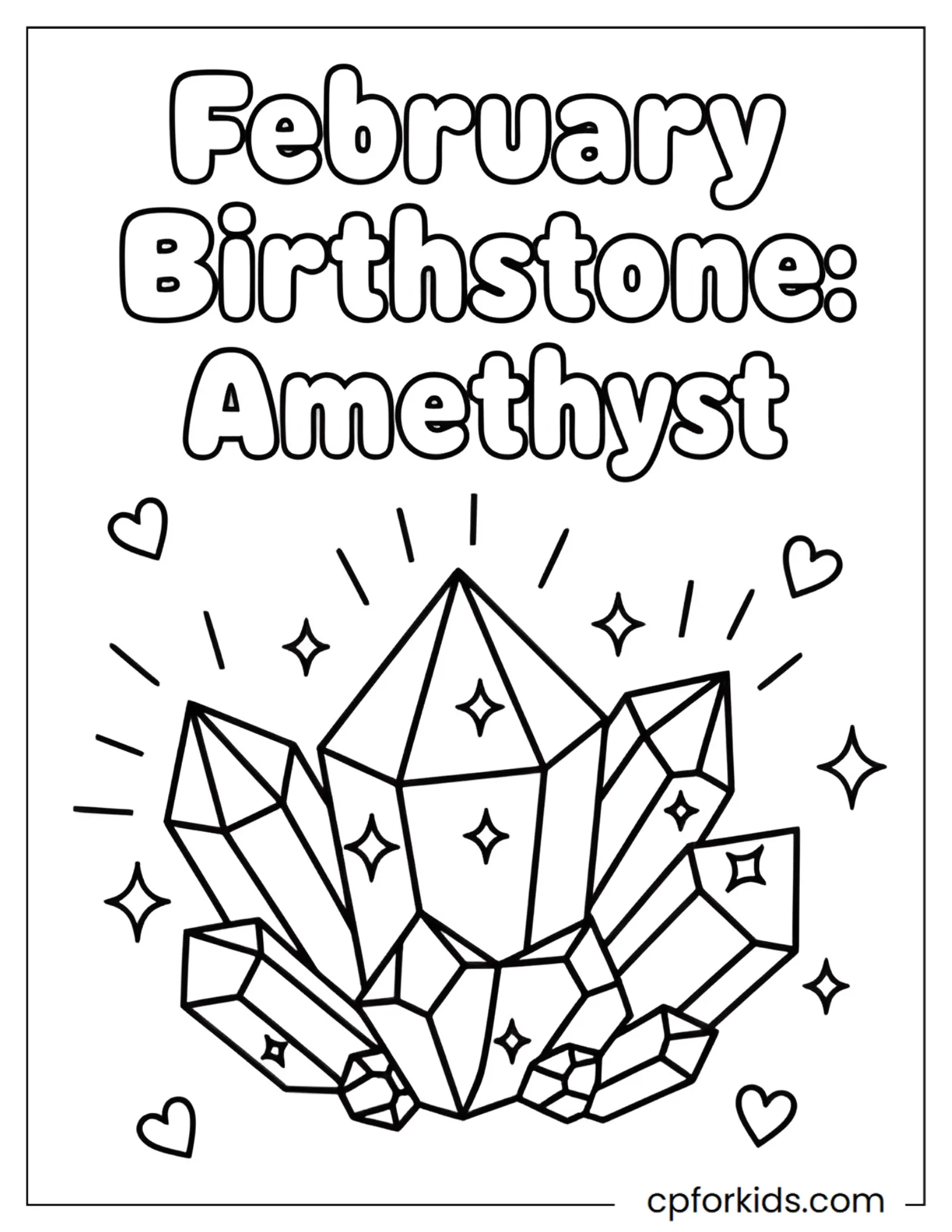 Cluster of pointed amethyst crystals