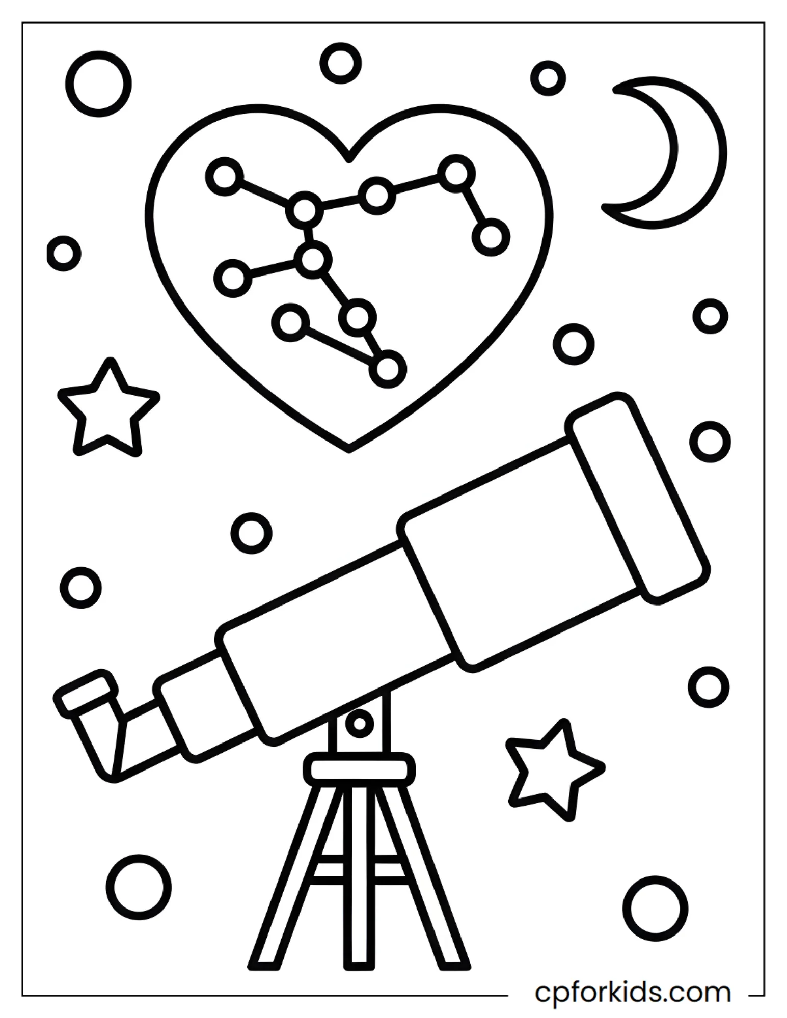 Night sky with the Aquarius constellation outlined