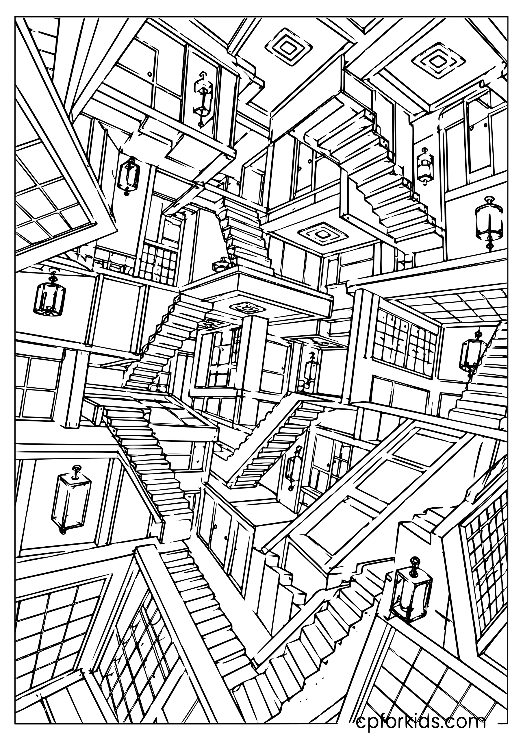 Infinity Castle — Interior Scene