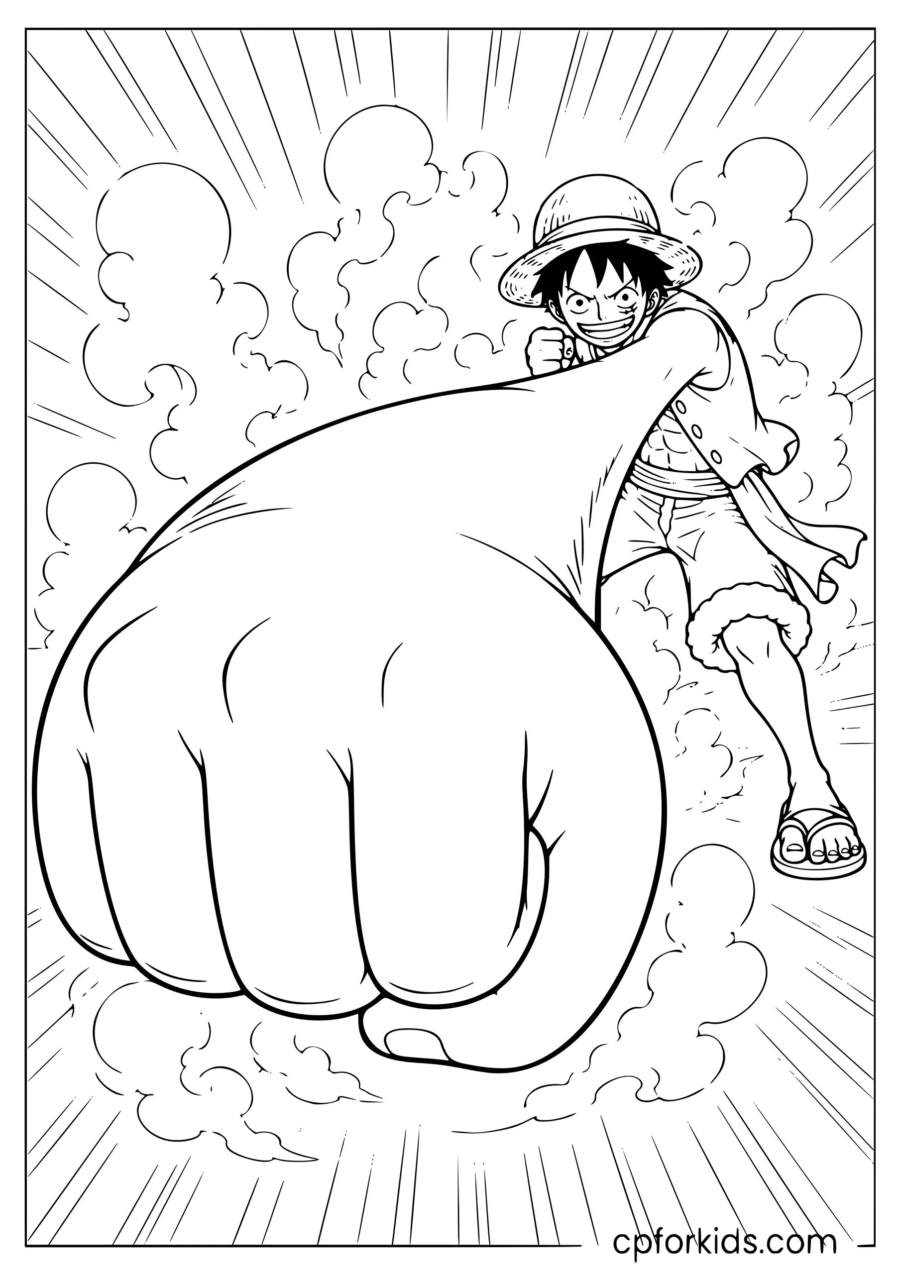 Luffy — Gear 3 Giant Fist