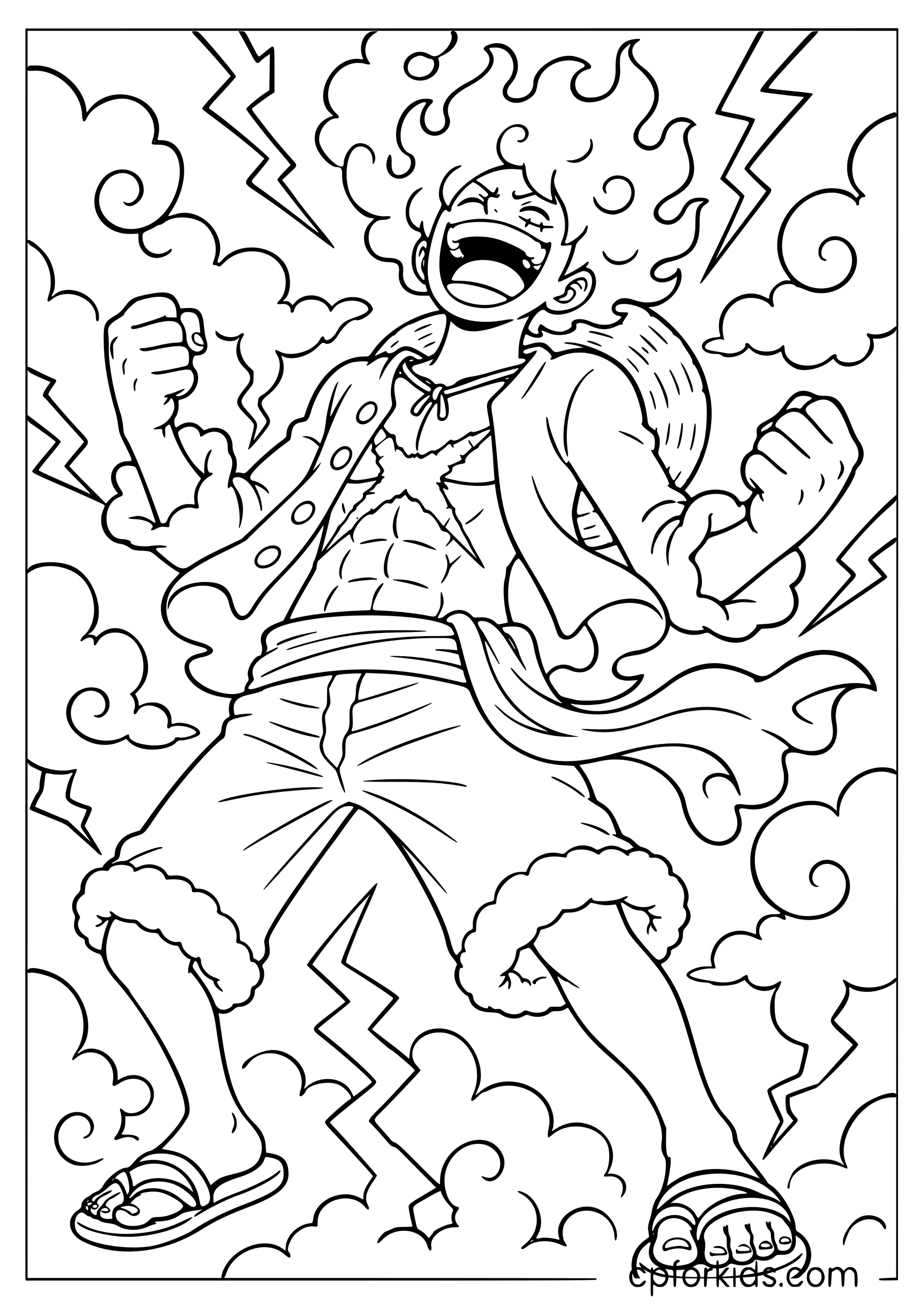 Luffy — Gear 5 Sun God Nika