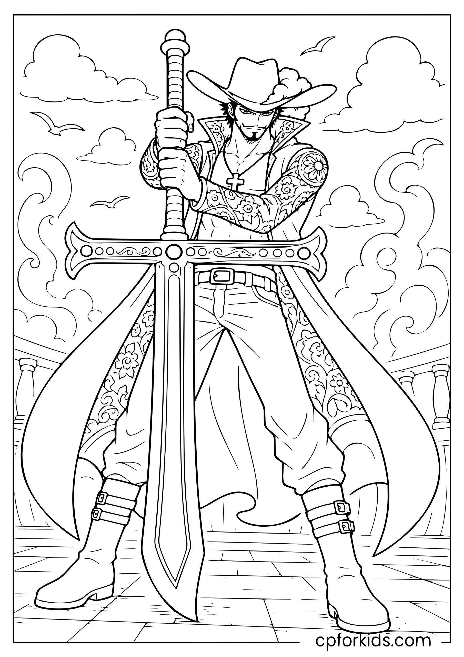 Mihawk — Holding Yoru