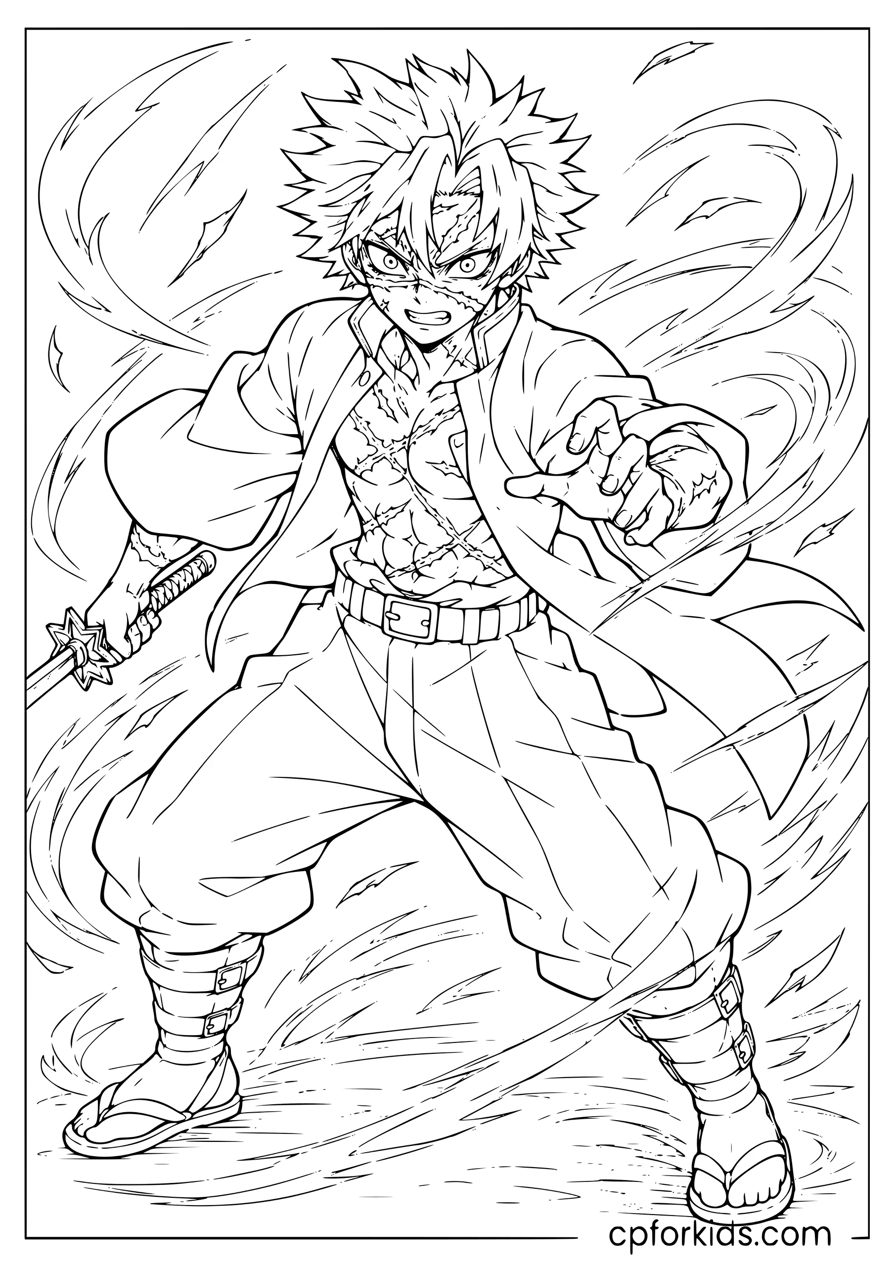 Sanemi — Wind Hashira