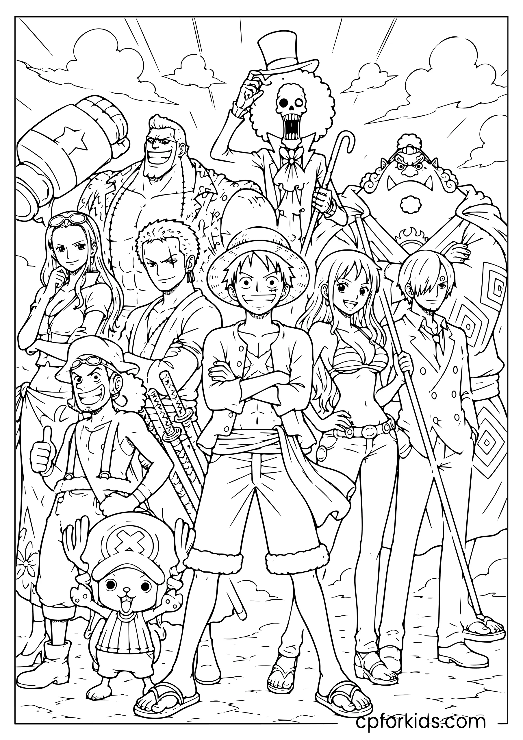 Straw Hat Pirates — Full Crew
