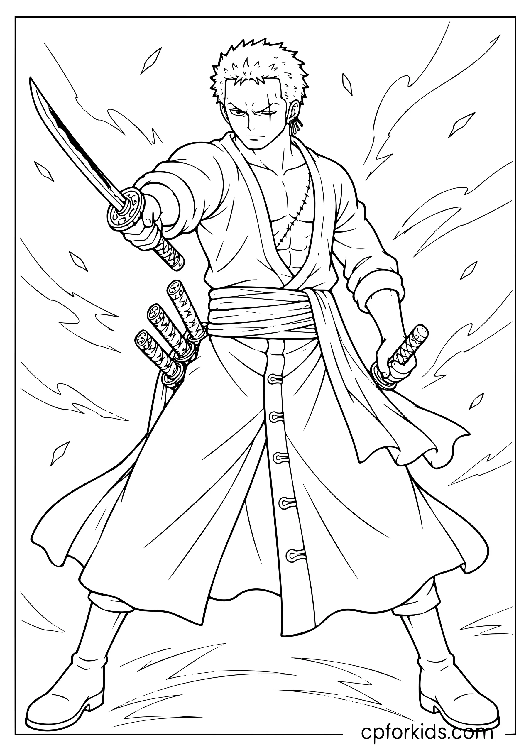 Zoro — One-Sword Stance