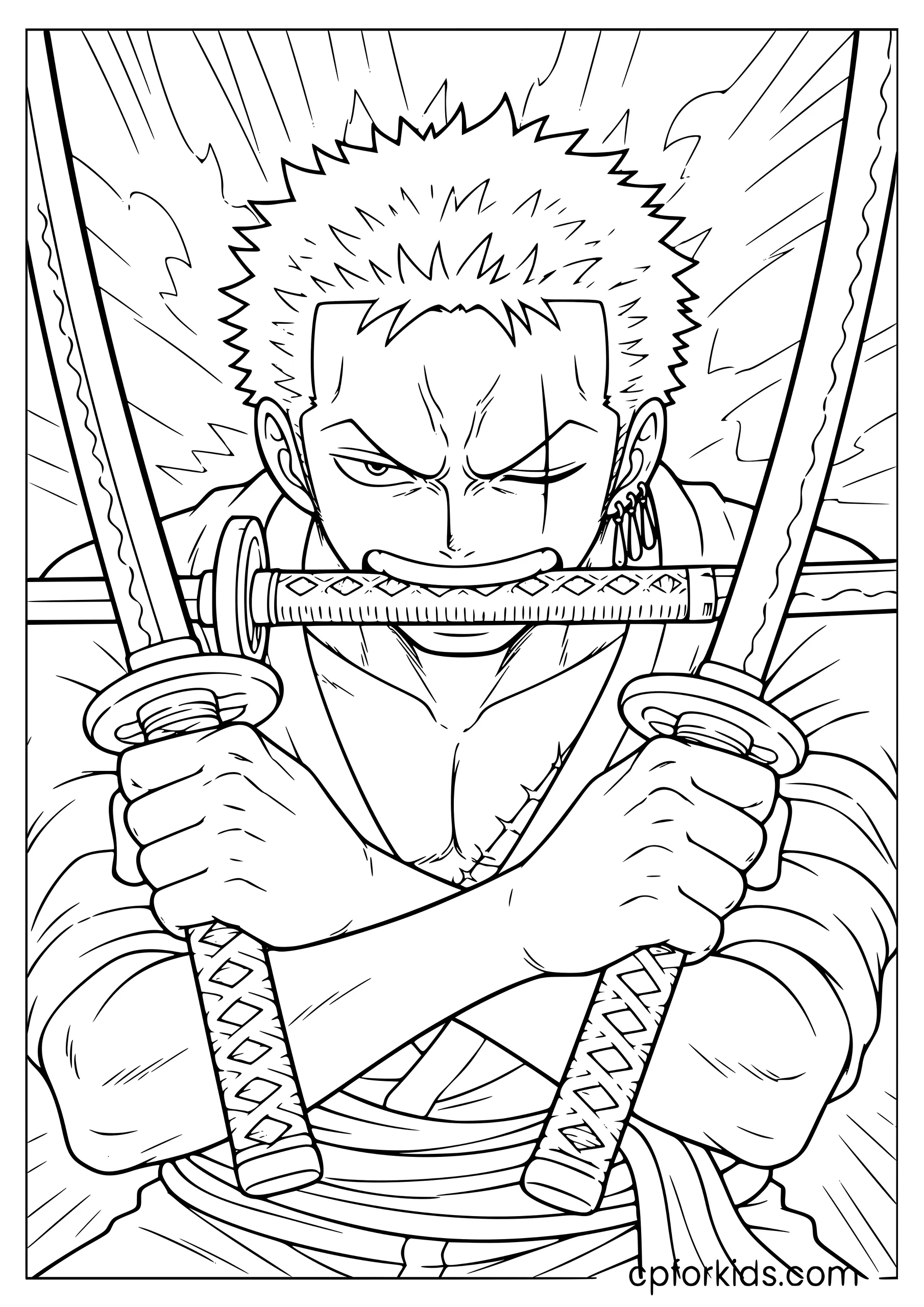 Zoro — Three-Sword Style