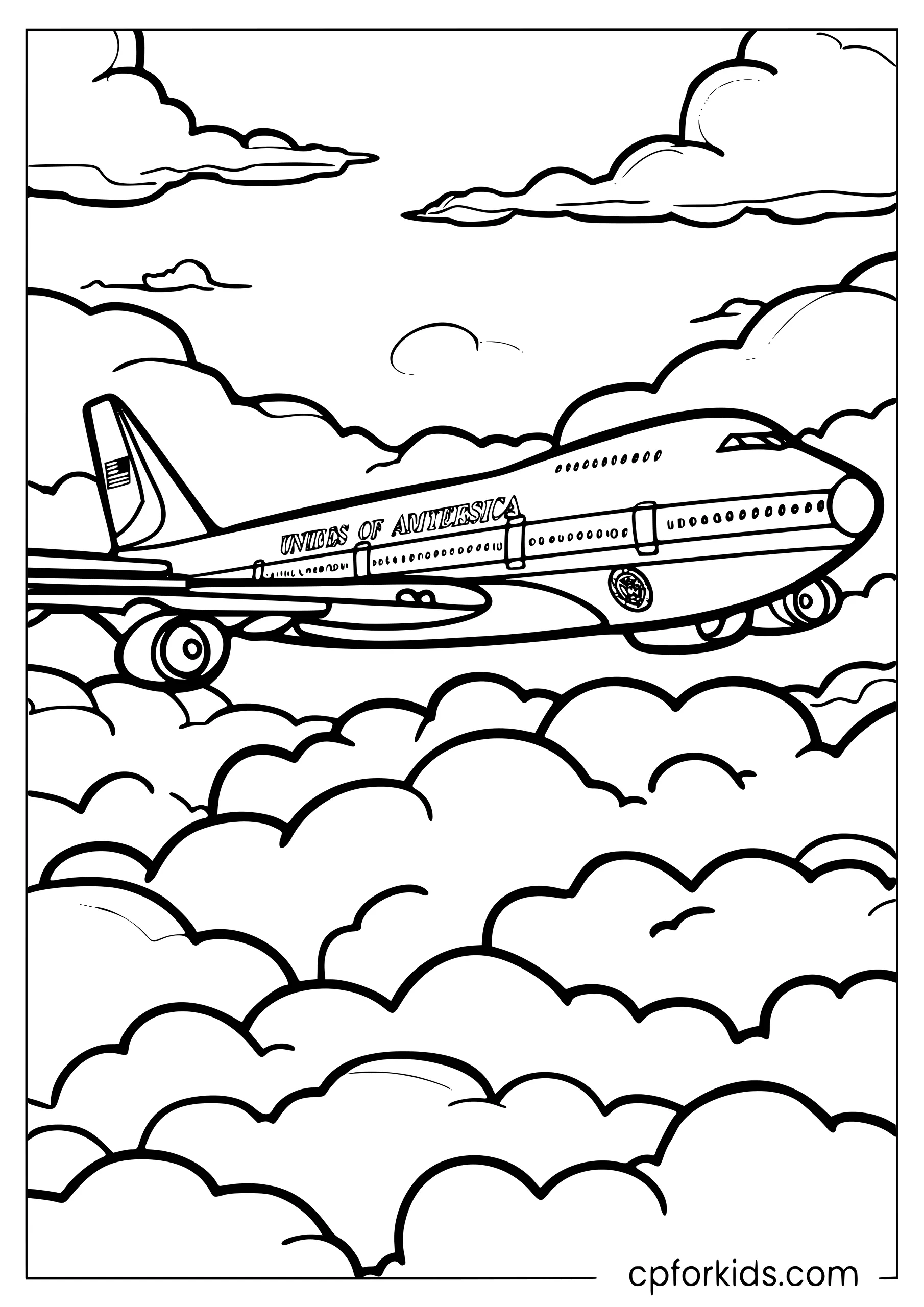 Air Force One Inspired Airplane