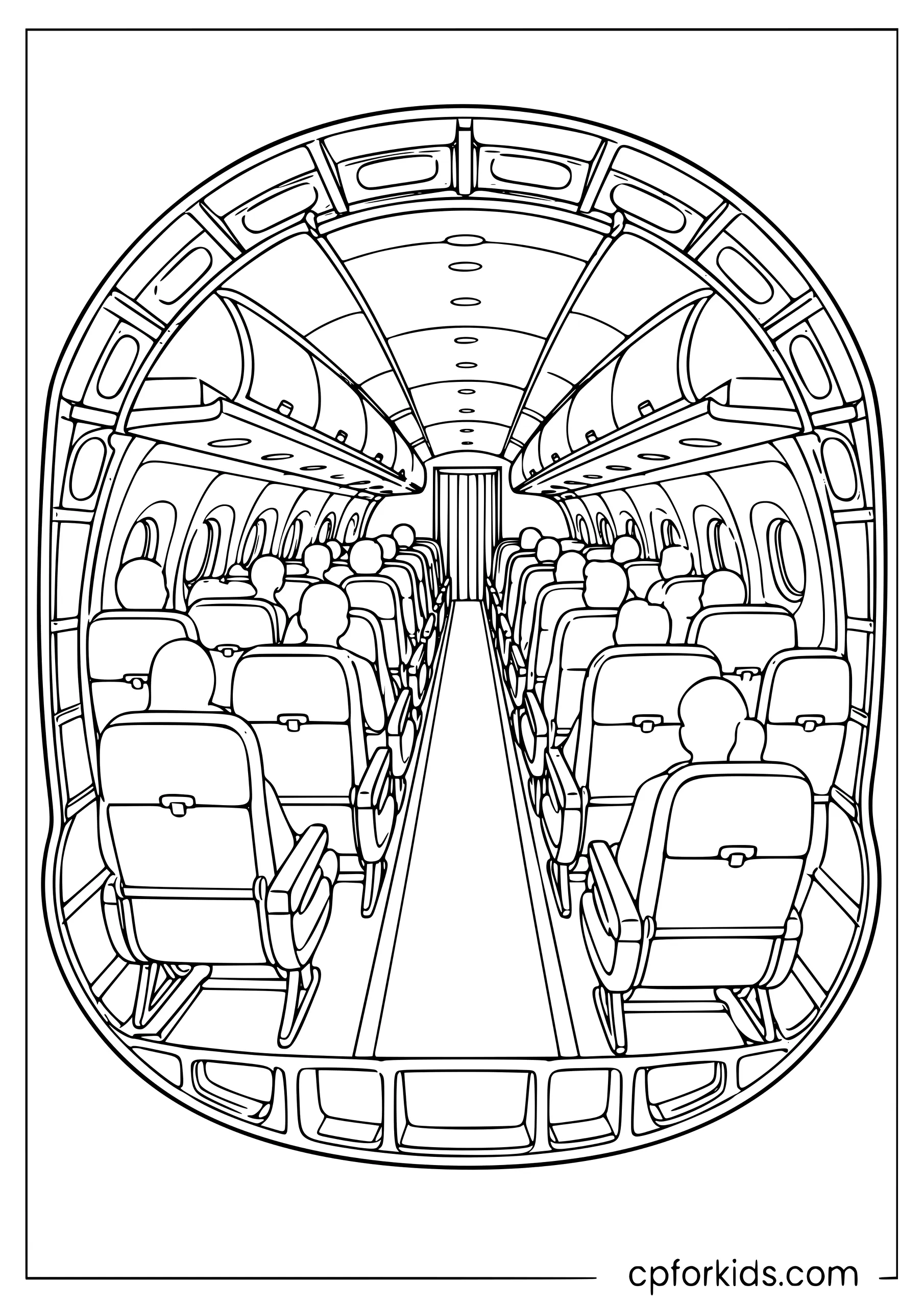 Inside the Airplane — Cabin Cutaway