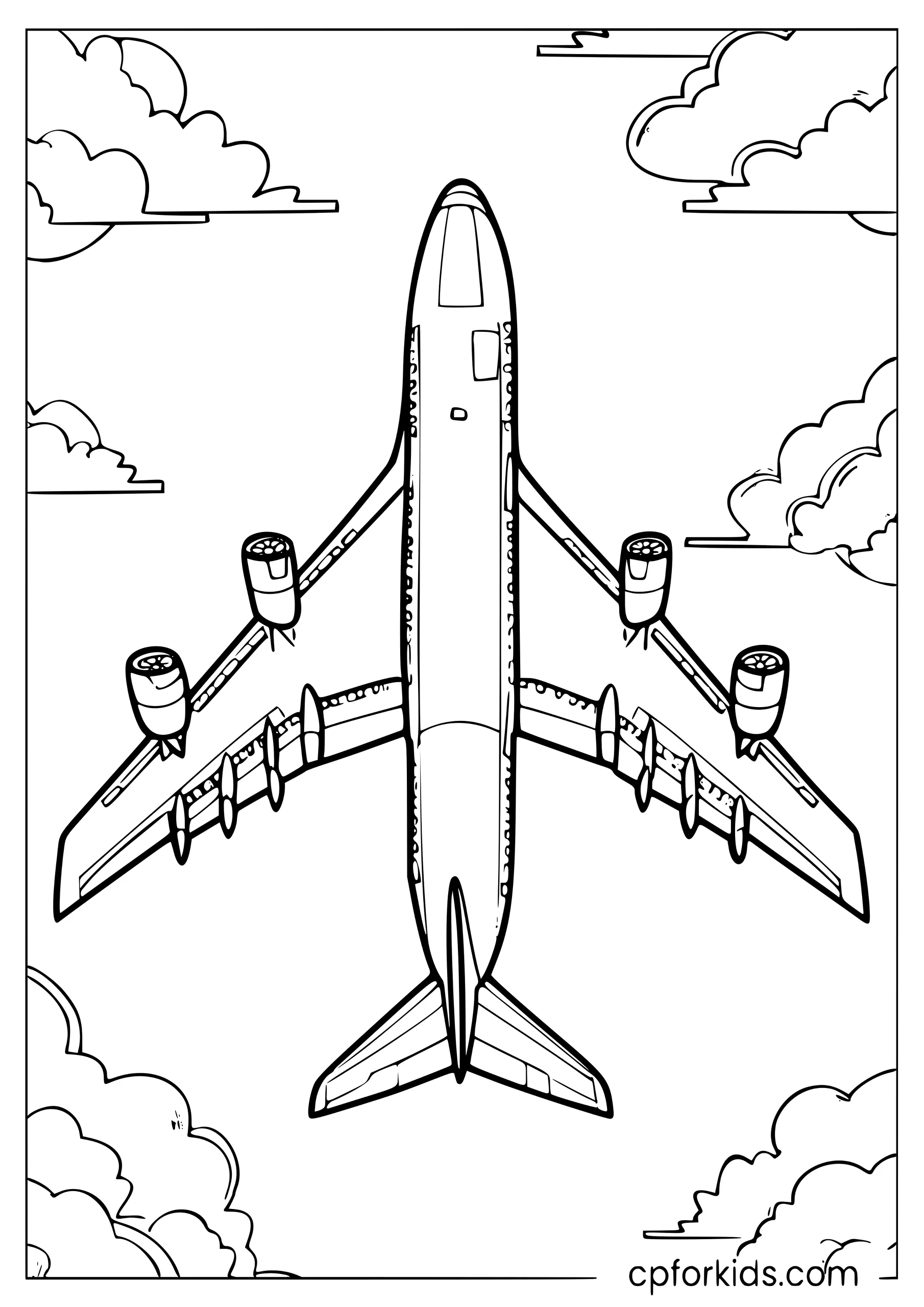 Airplane Seen From Underneath