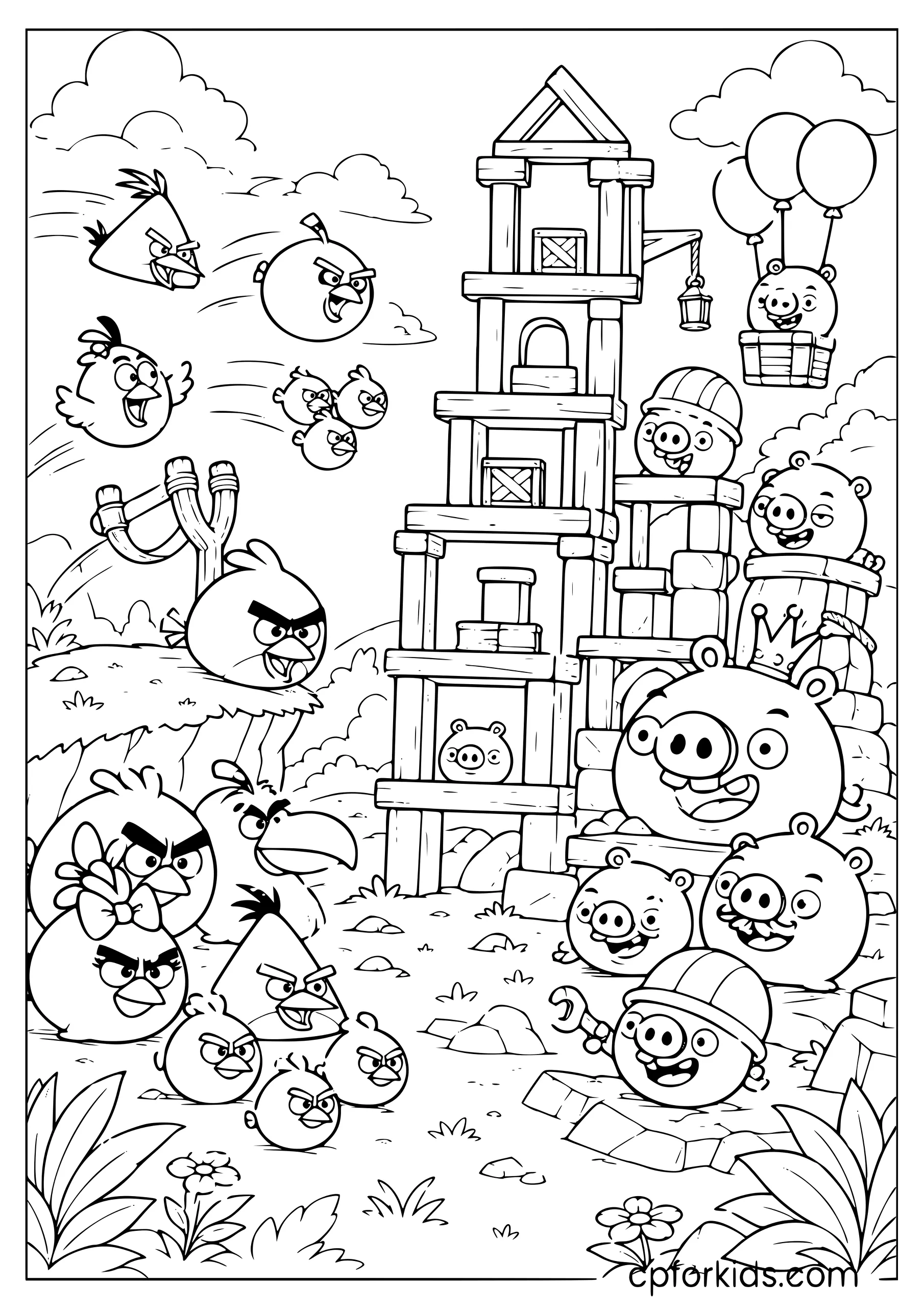 Birds vs Pigs Showdown