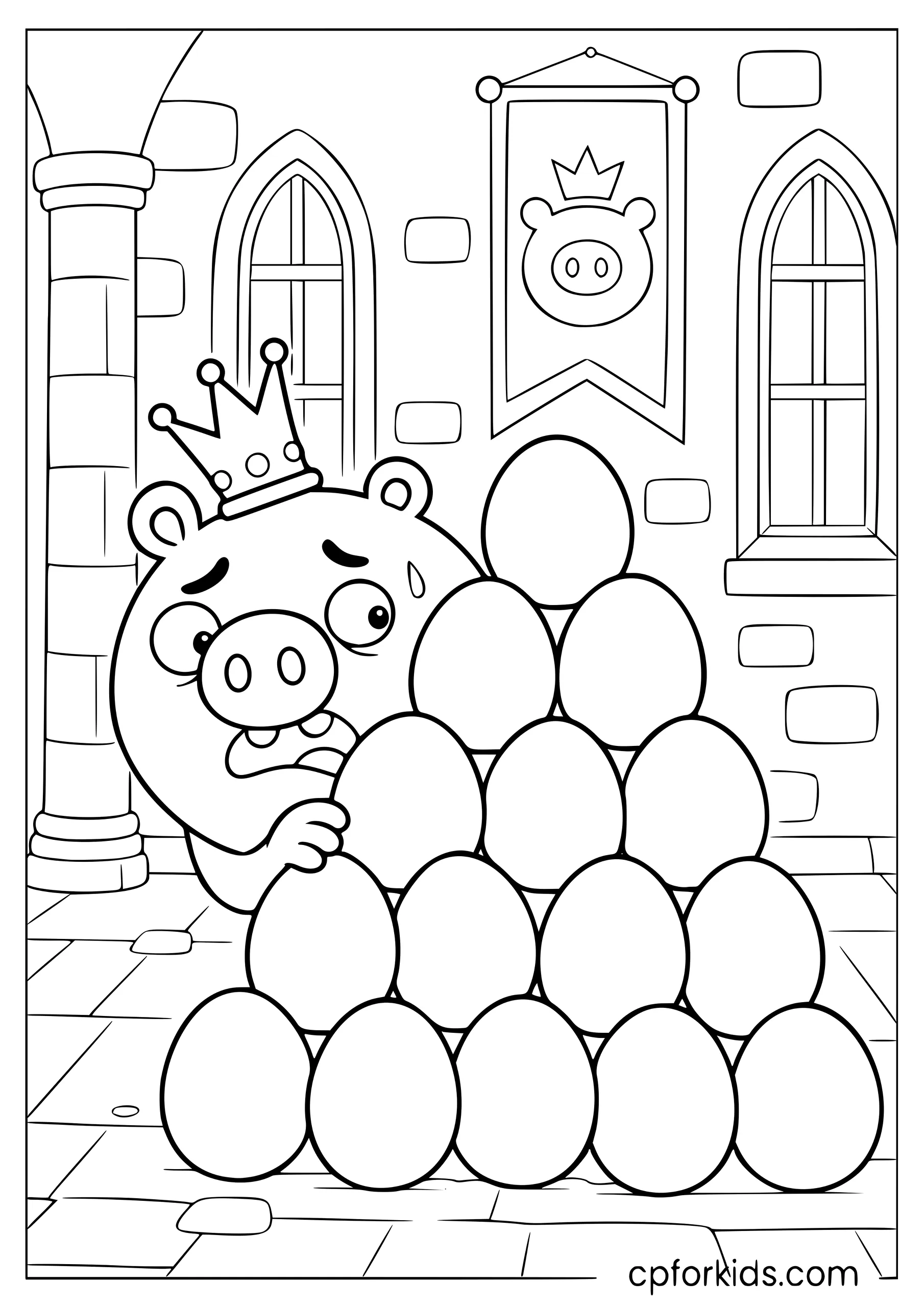 King Pig Hides the Eggs