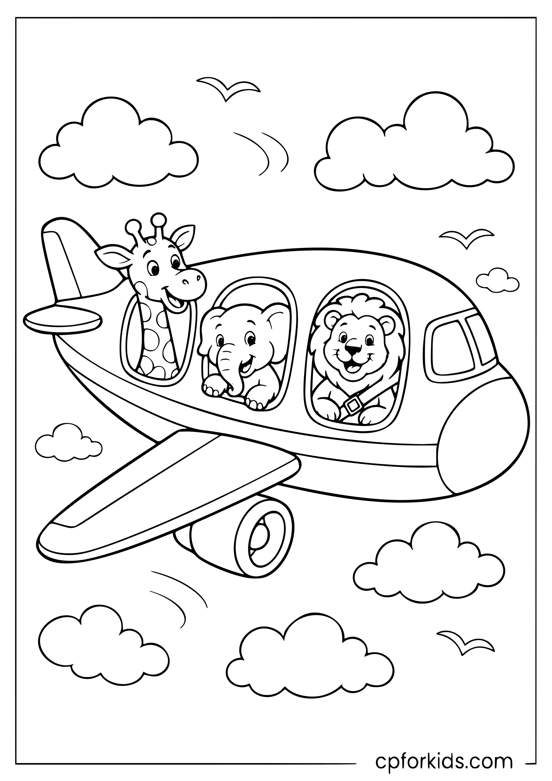 Zoo Animals Take a Flight