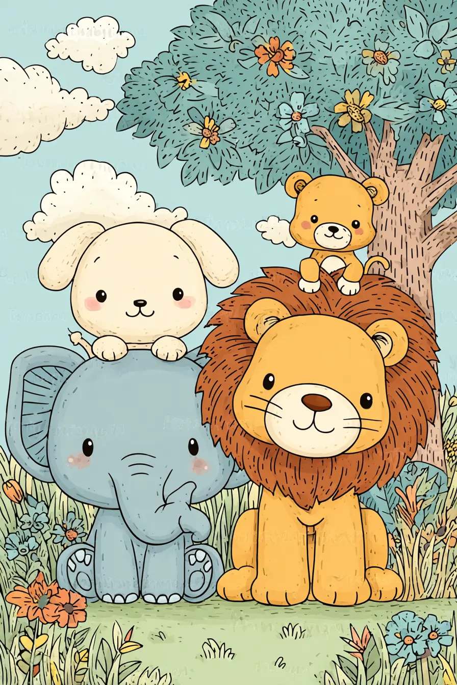 Animal Coloring Pages category cover
