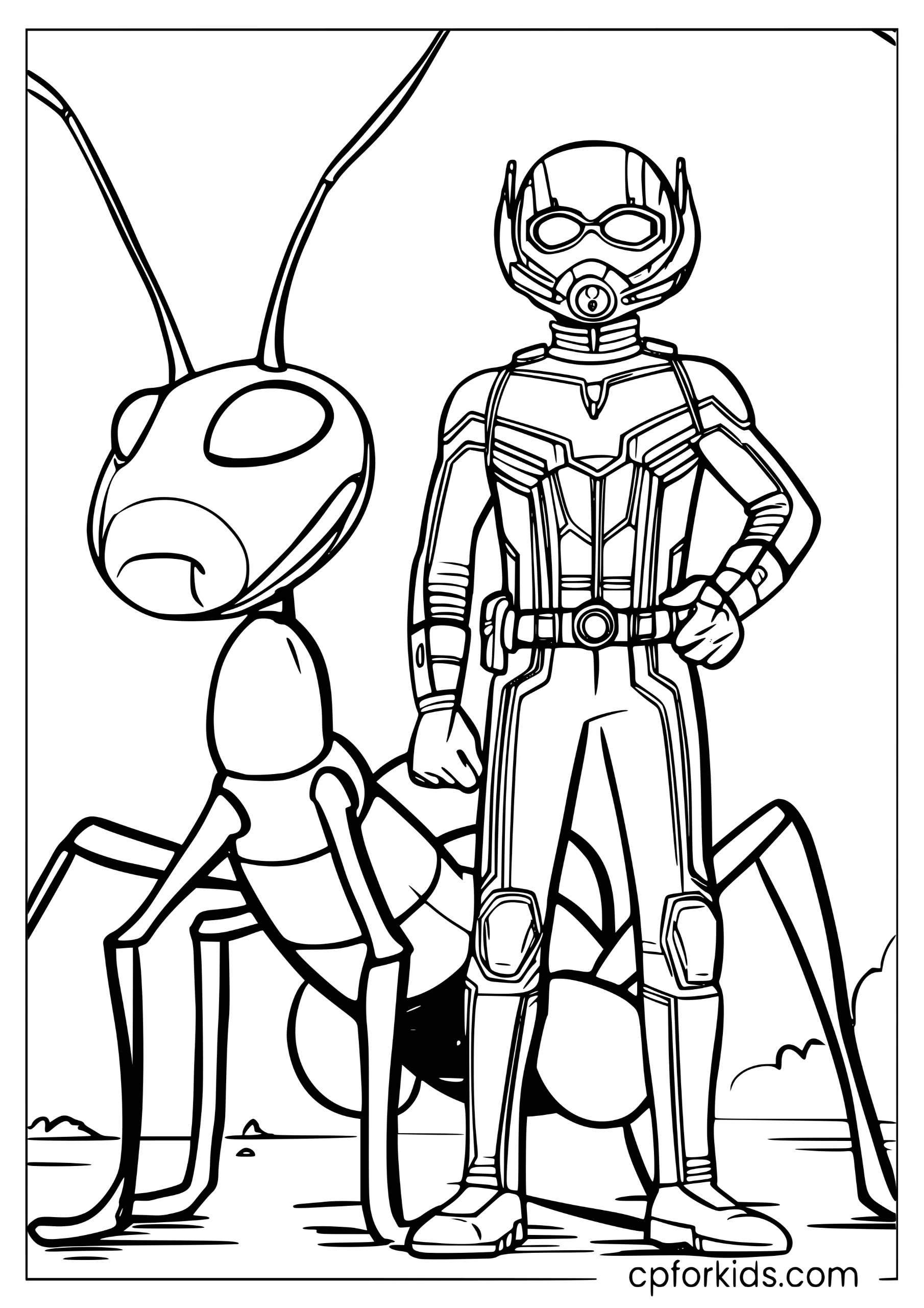 Ant-Man and His Giant Ant