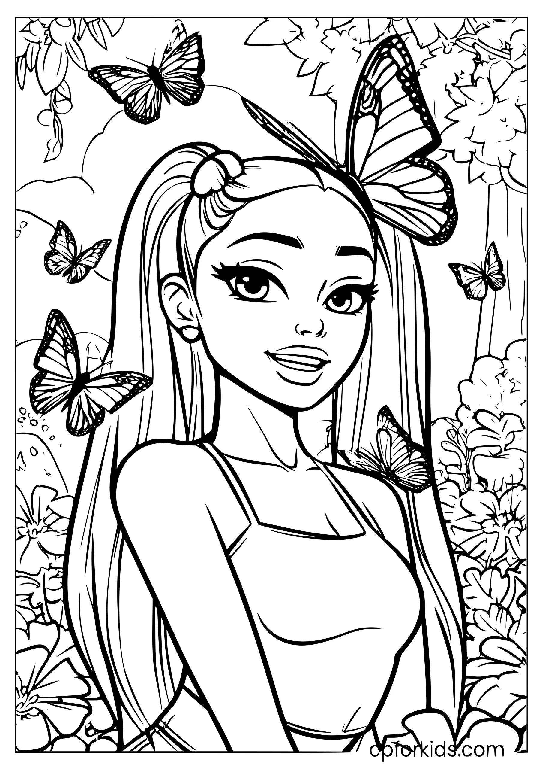 Butterfly Aesthetic Portrait