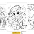 Printable Coloring Pages for Ariel