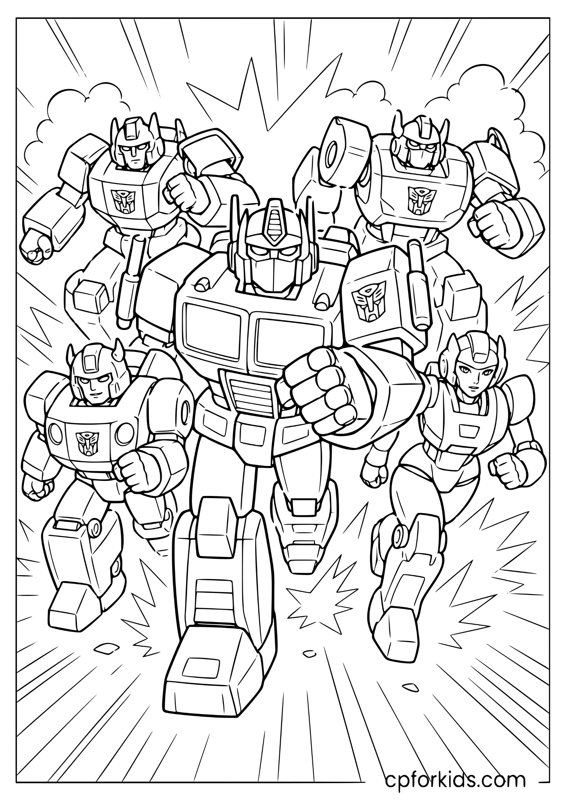 Autobots Charge Together