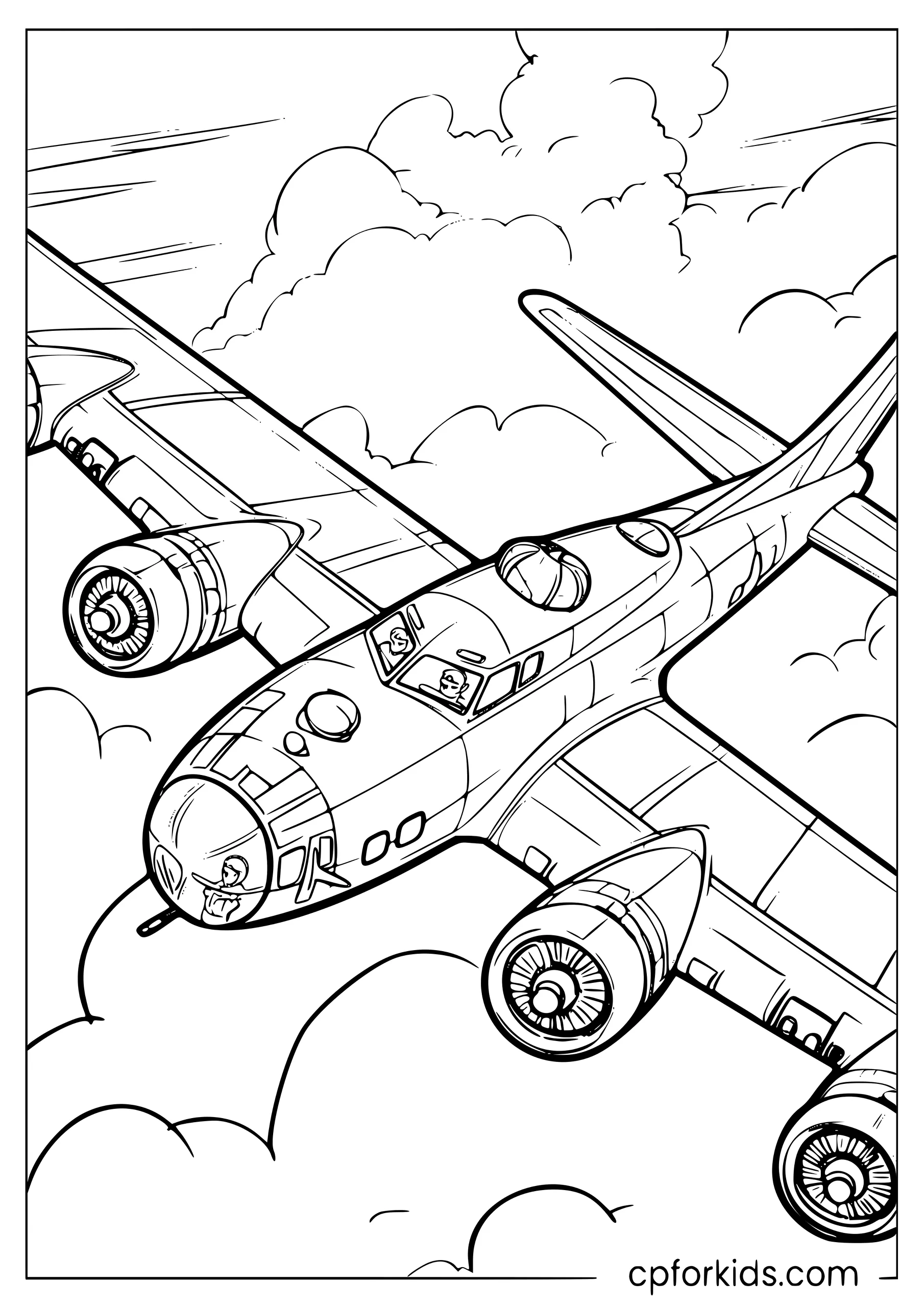 B-17 Flying Fortress WWII Bomber
