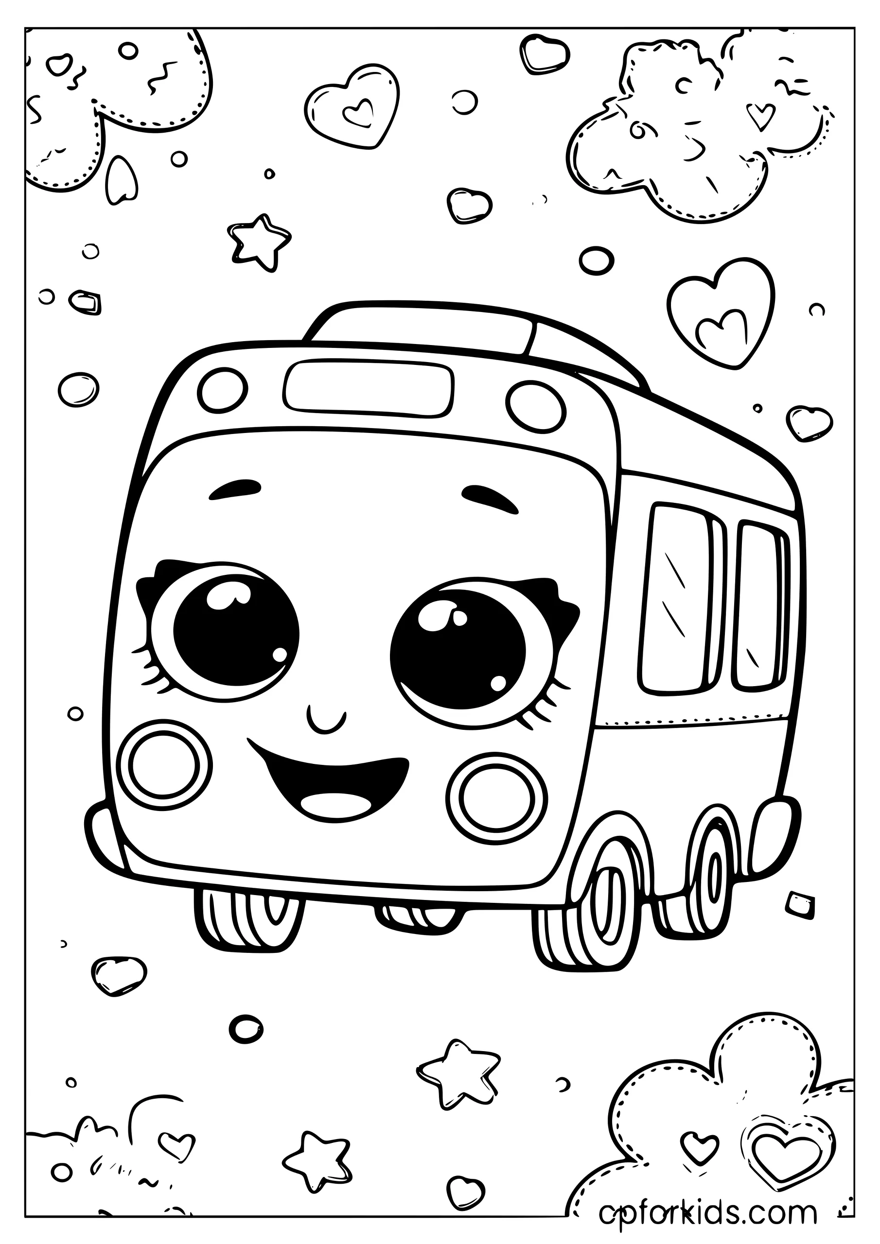 Baby Bus Character