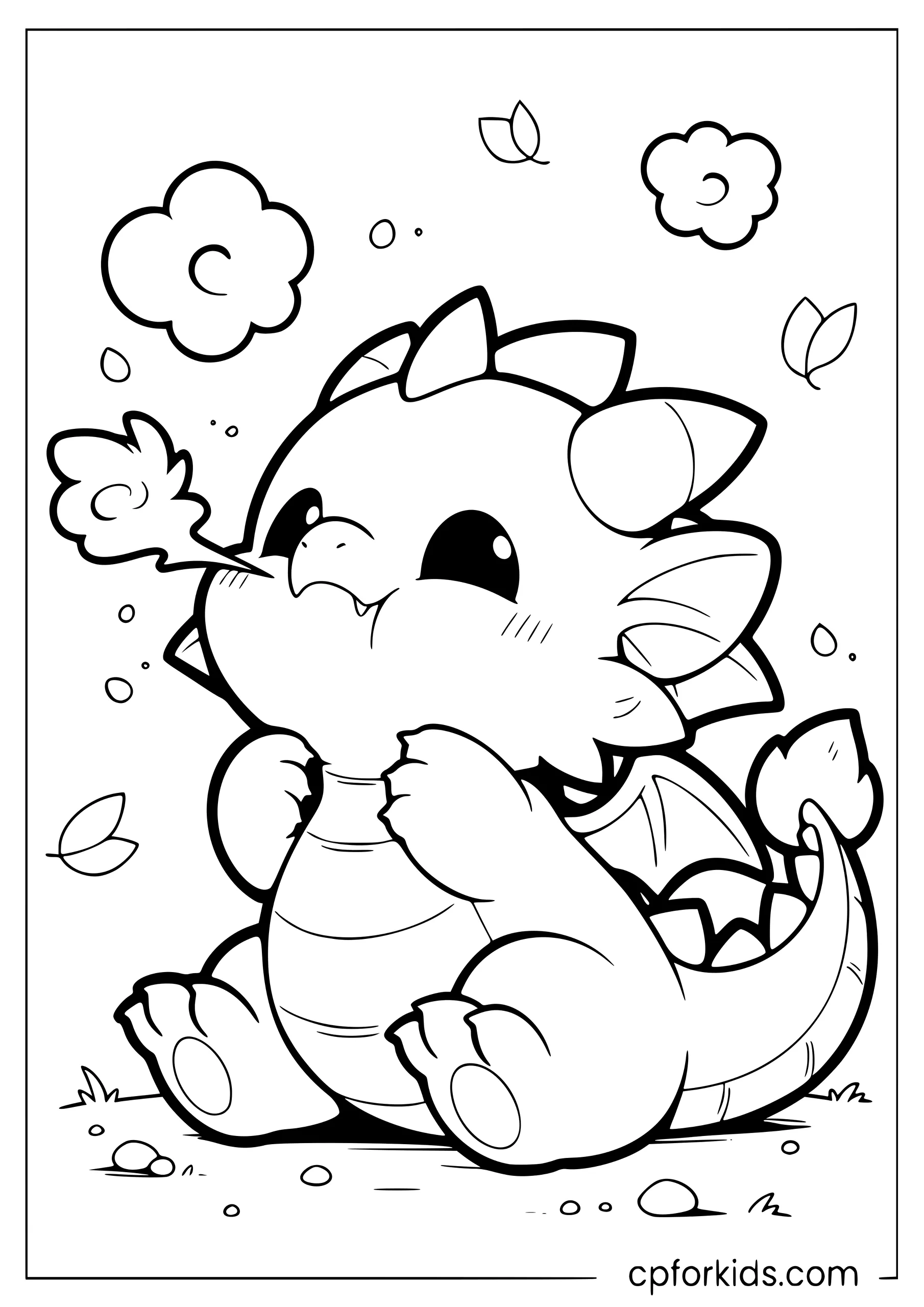 Baby Dragon's First Fire