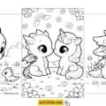 Printable Coloring Pages for Baby Dragon