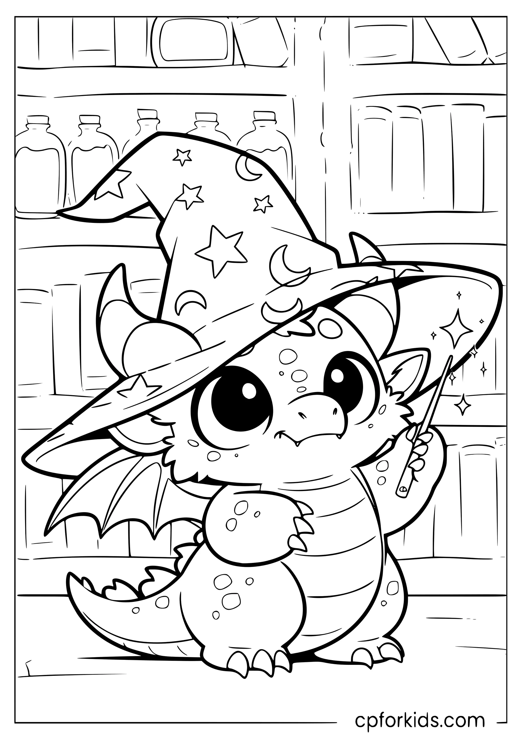 Baby Dragon the Wizard