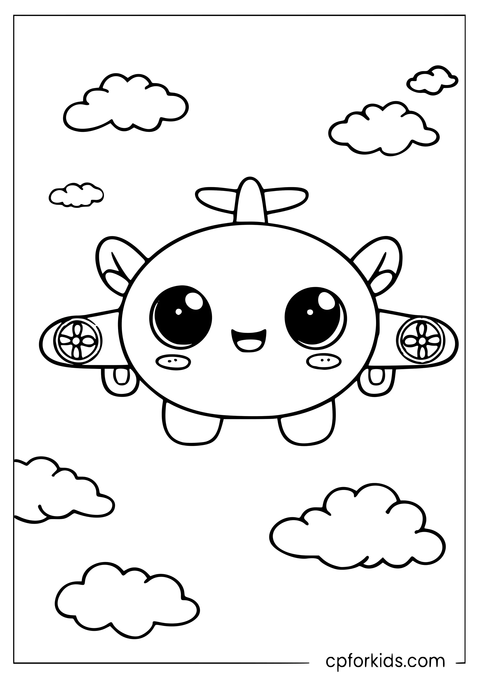 Baby Kawaii Airplane