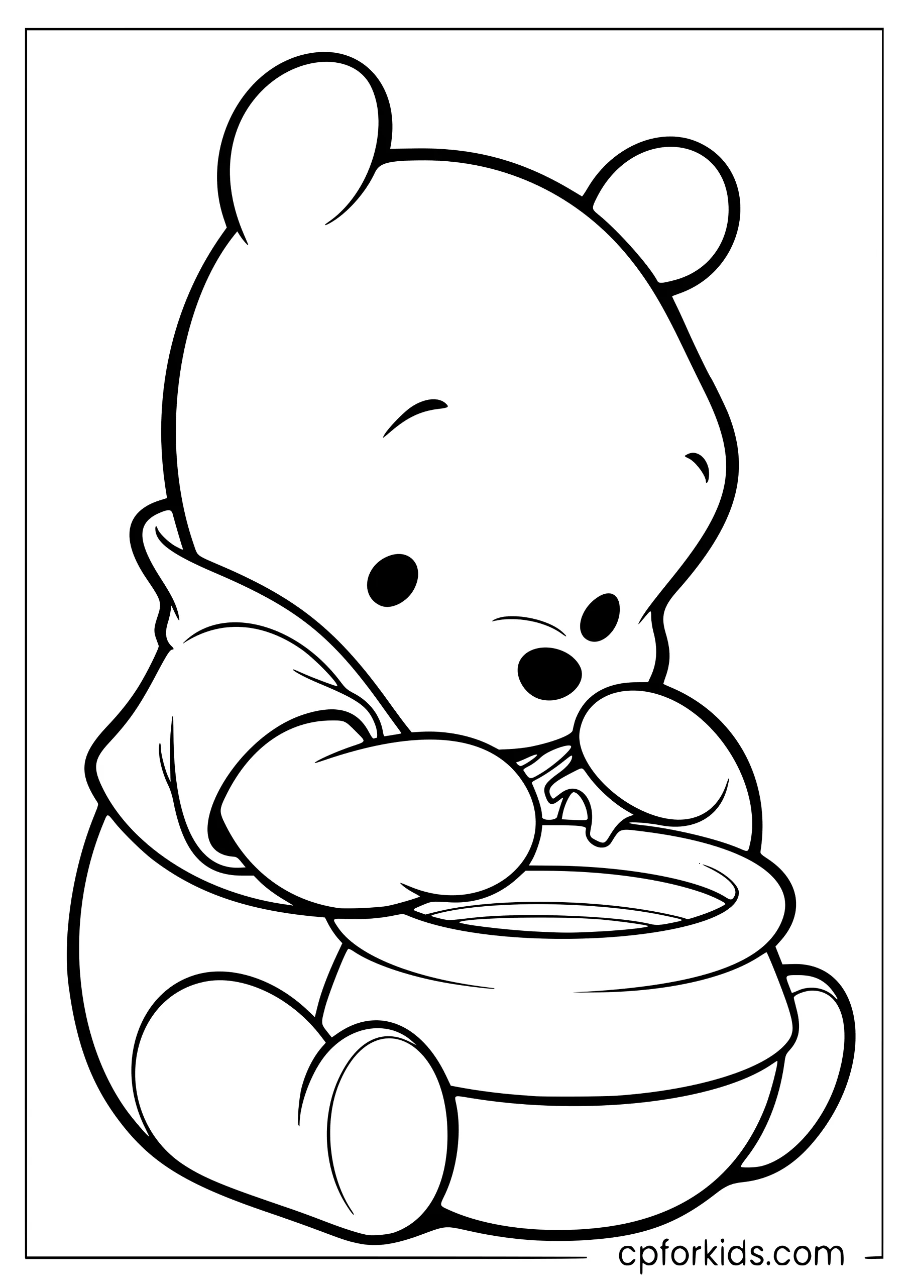 Baby Pooh and His Hunny Pot