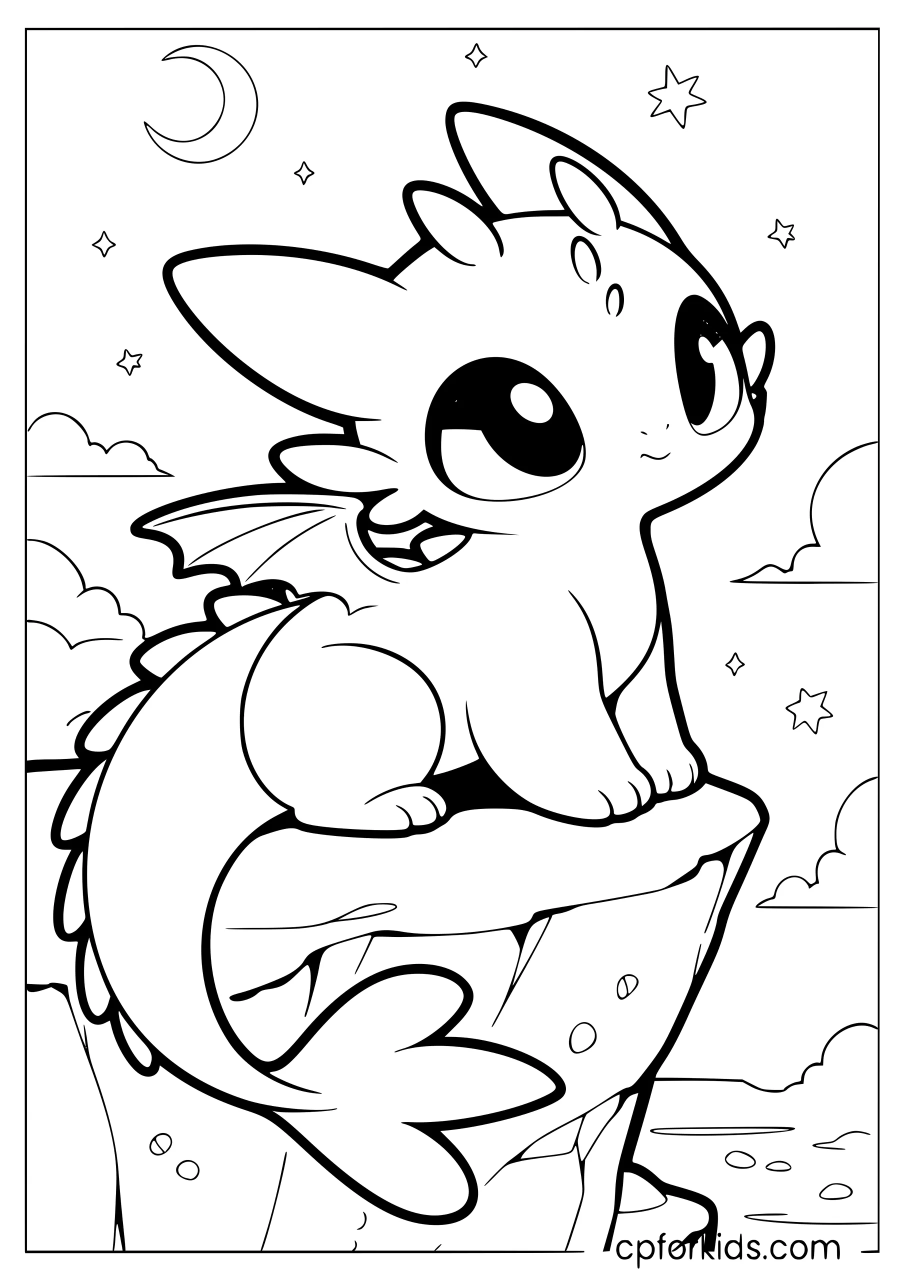 Baby Toothless Dragon