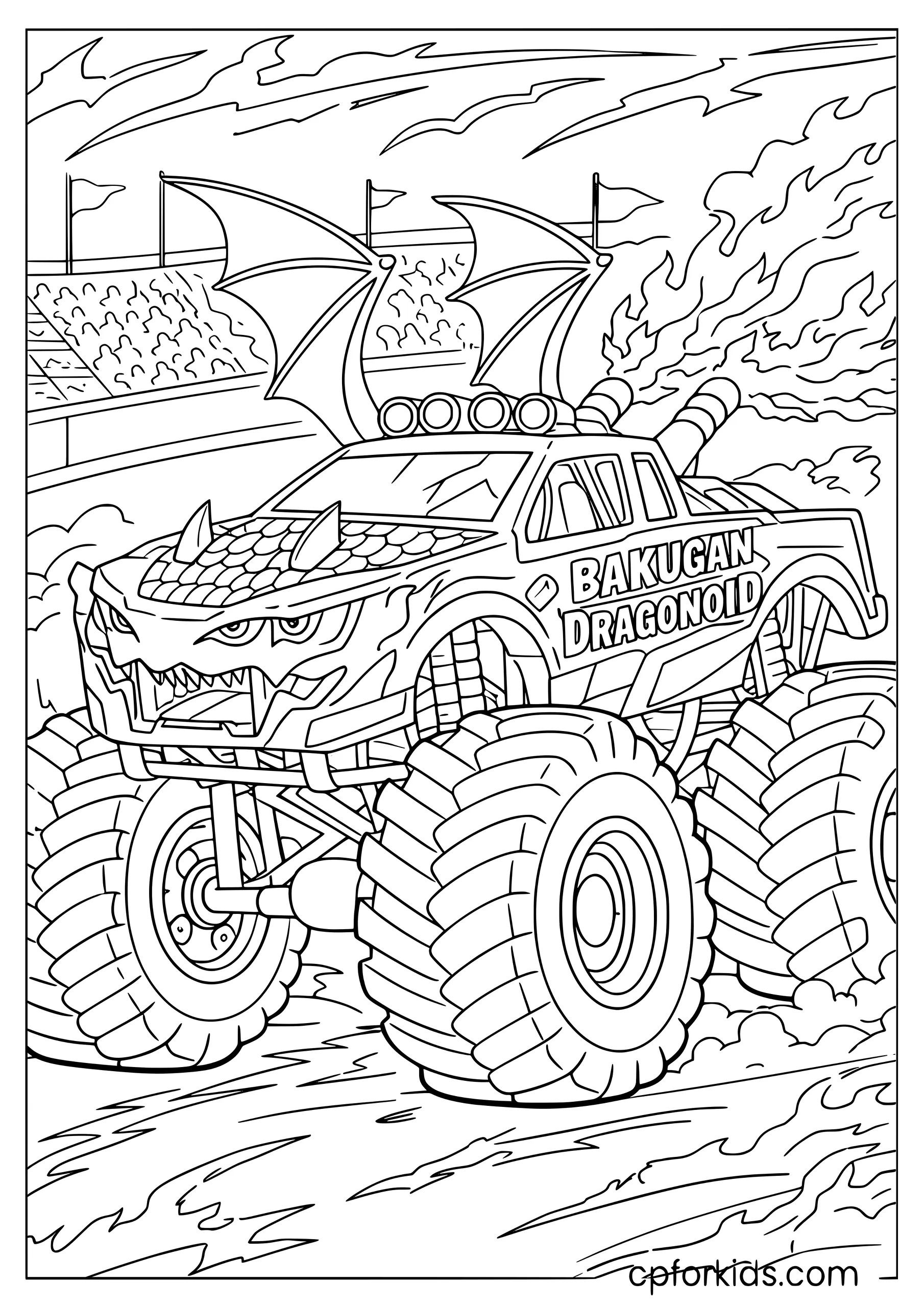 Bakugan Dragonoid Monster Truck