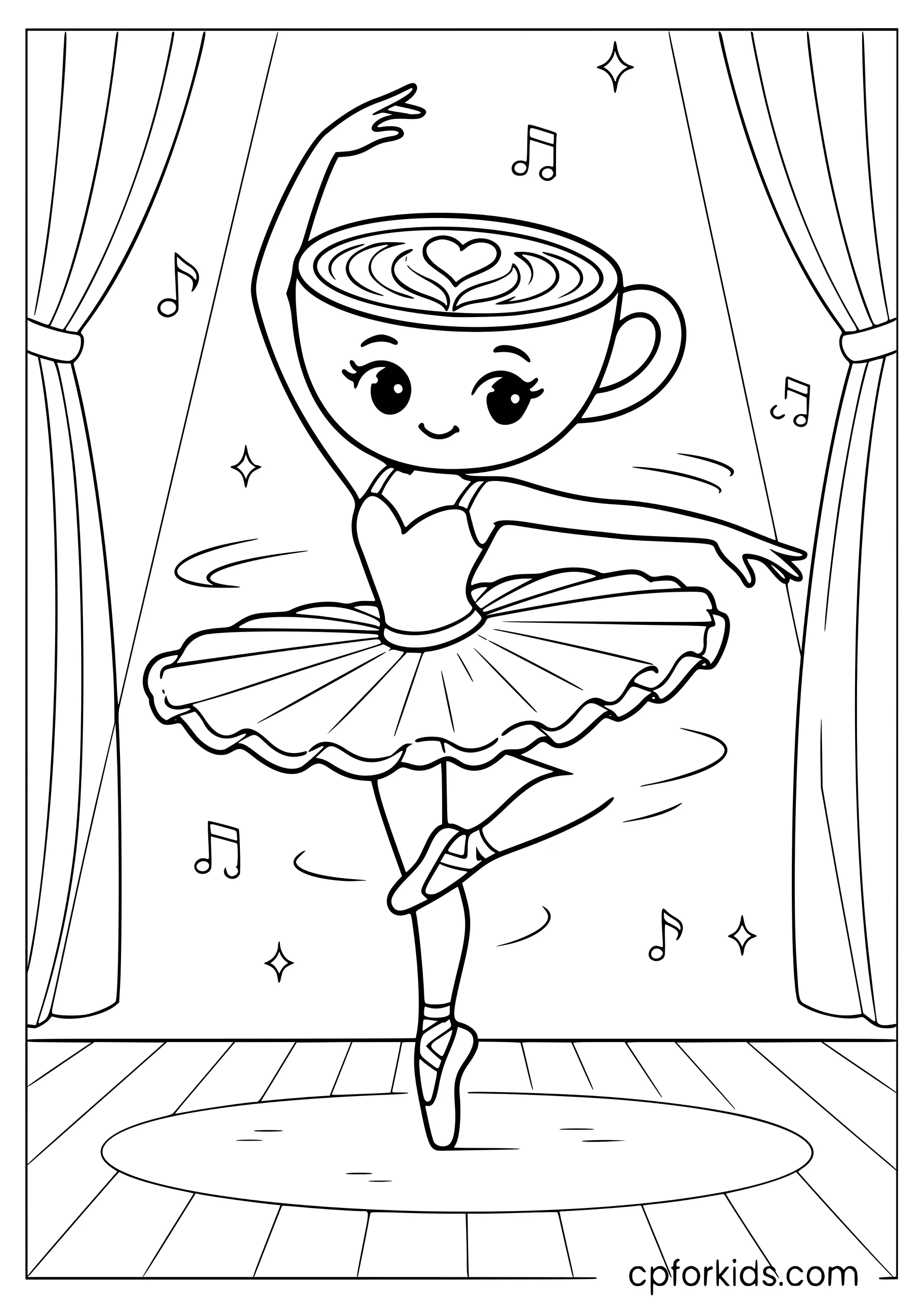 Ballerina Cappuccina Takes the Stage