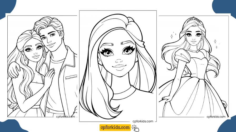 Barbie Coloring Pages