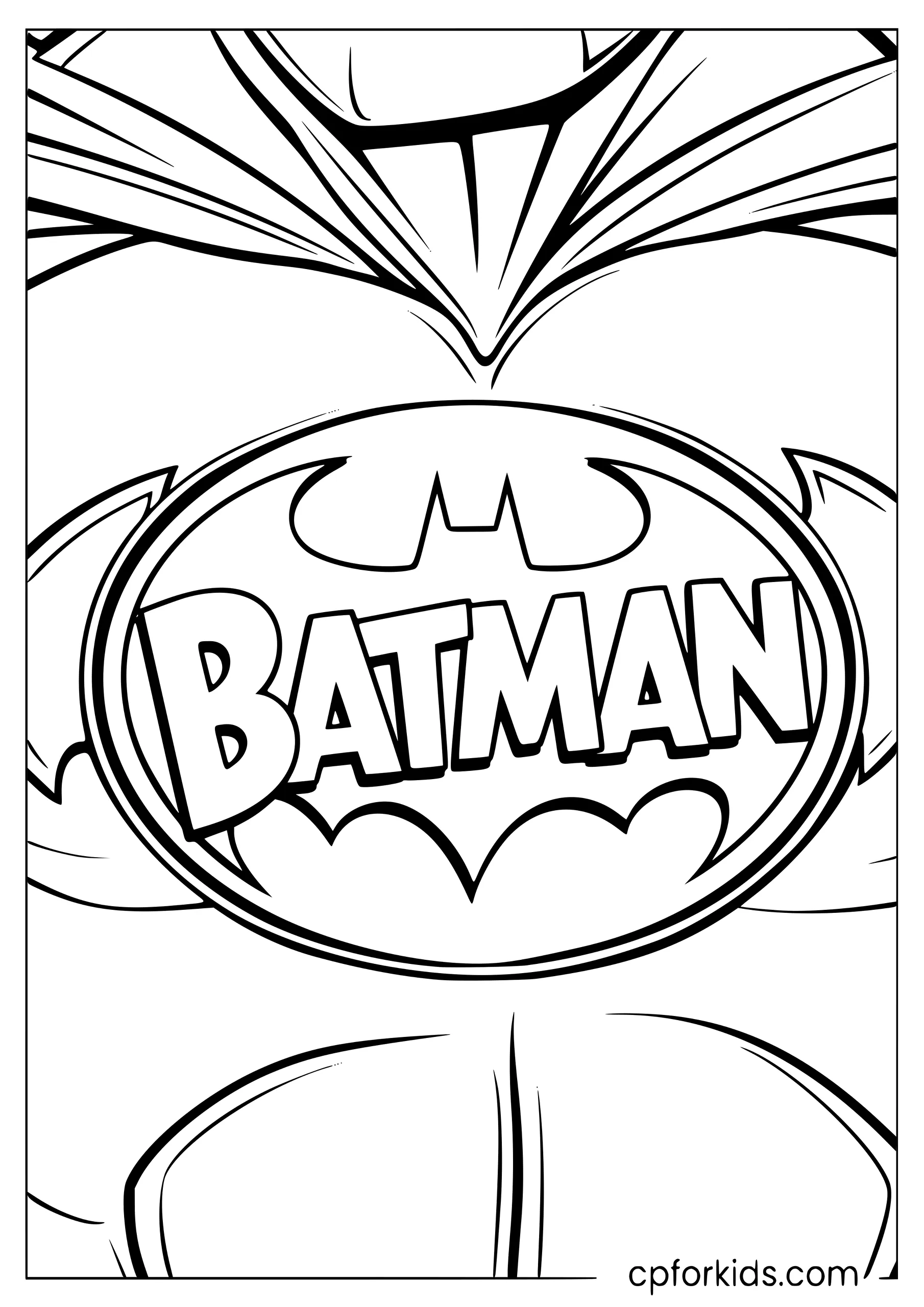 Batman Word Art