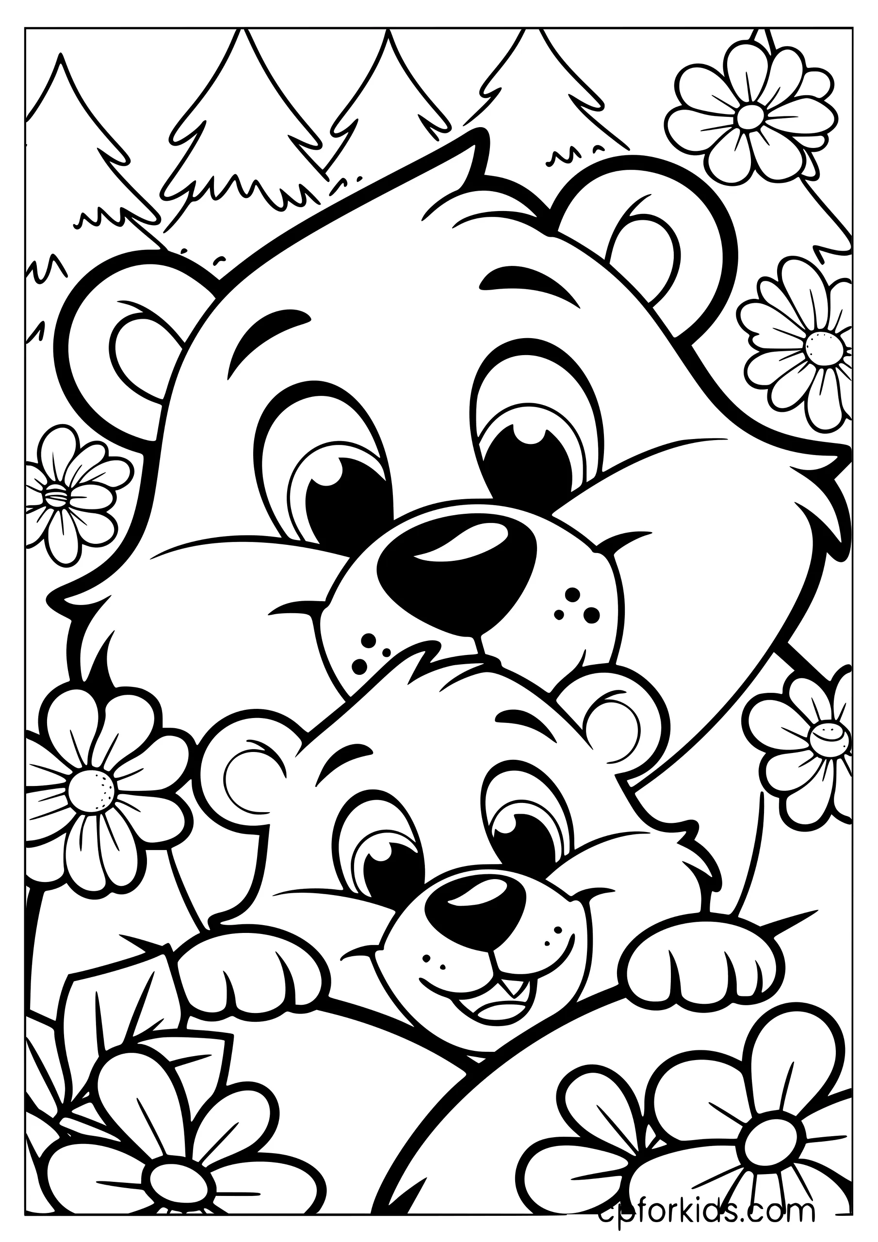 Bear Mom and Cub