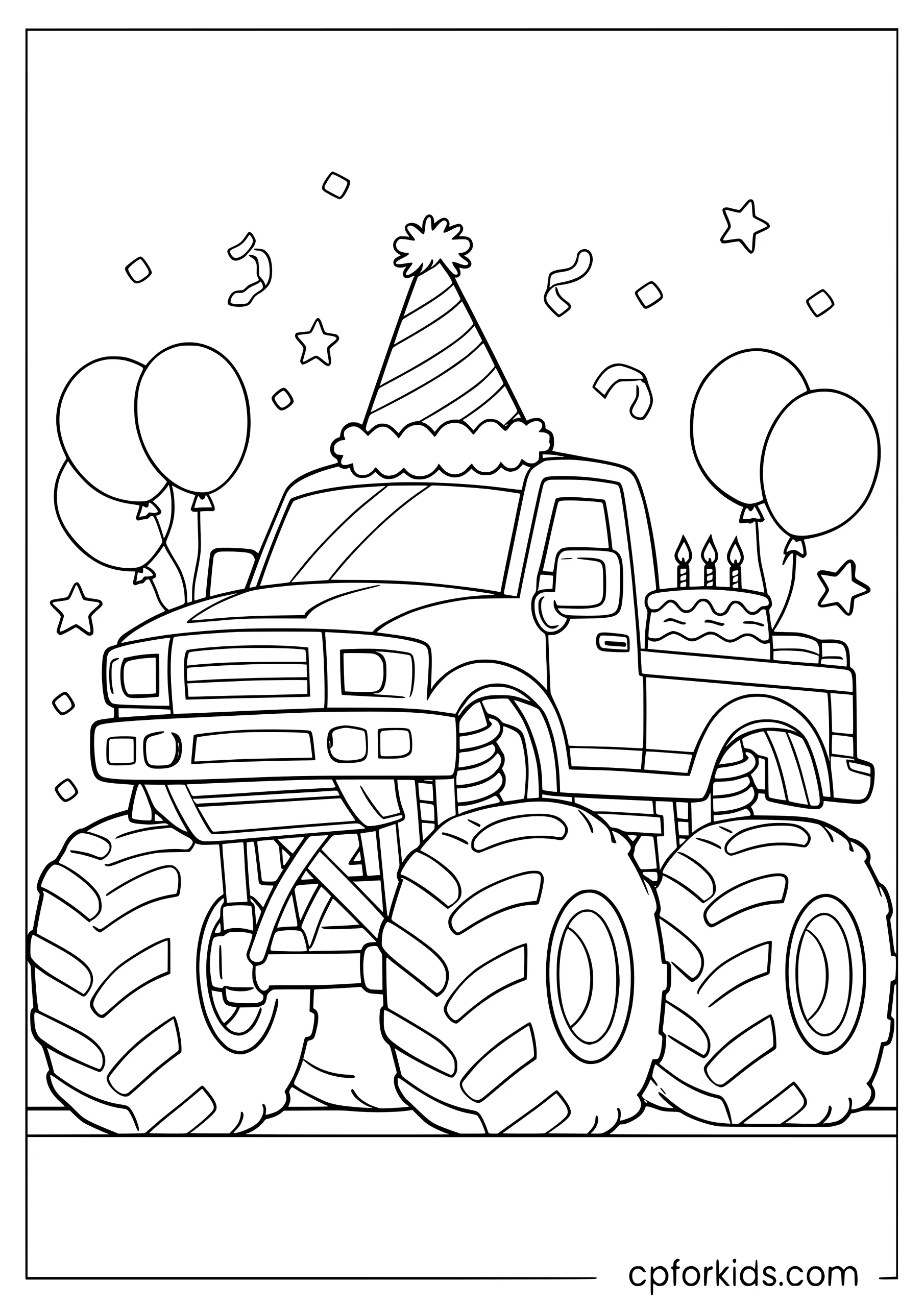 Happy Birthday Monster Truck